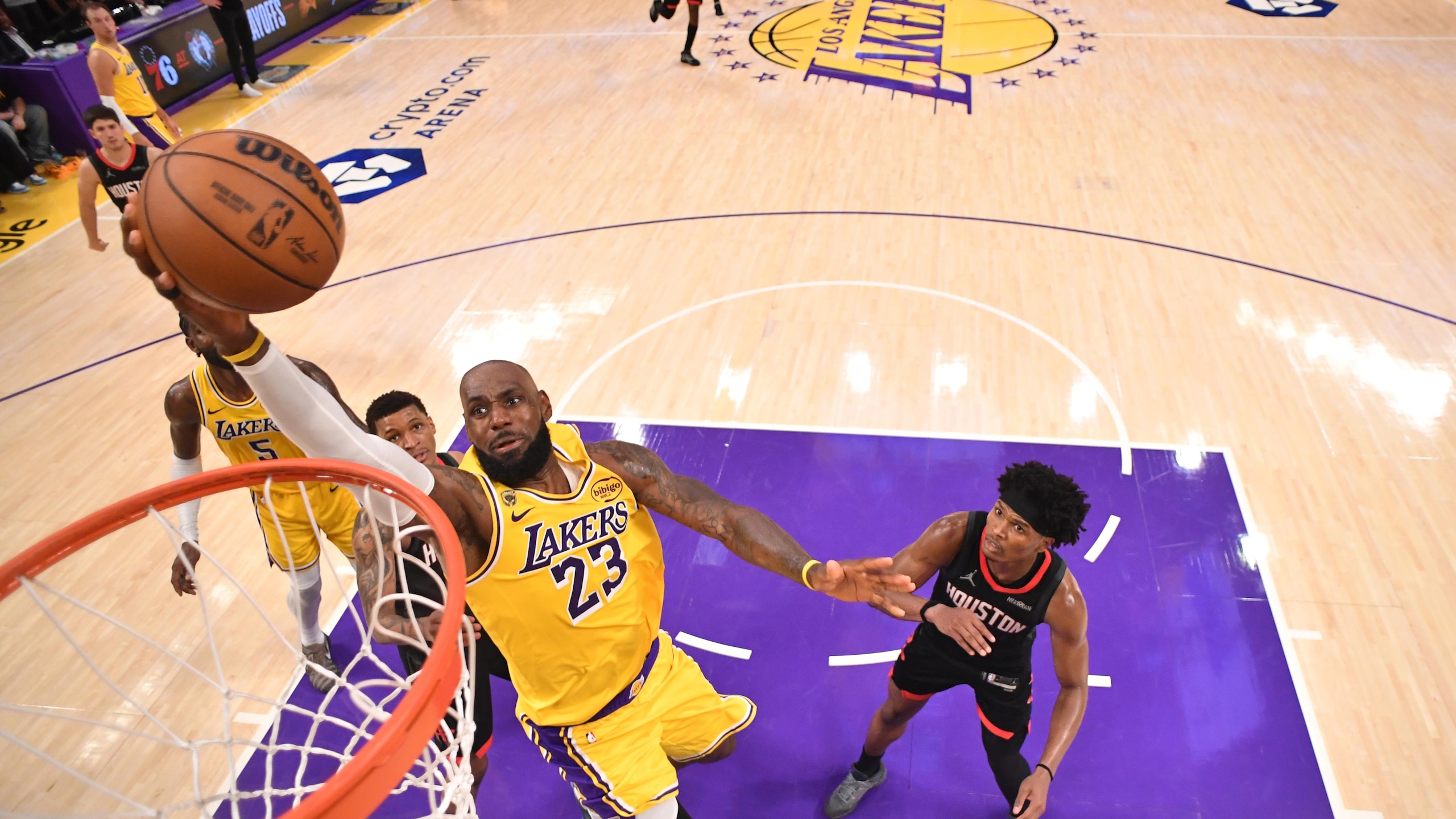 Houston Rockets v Los Angeles Lakers - Game One