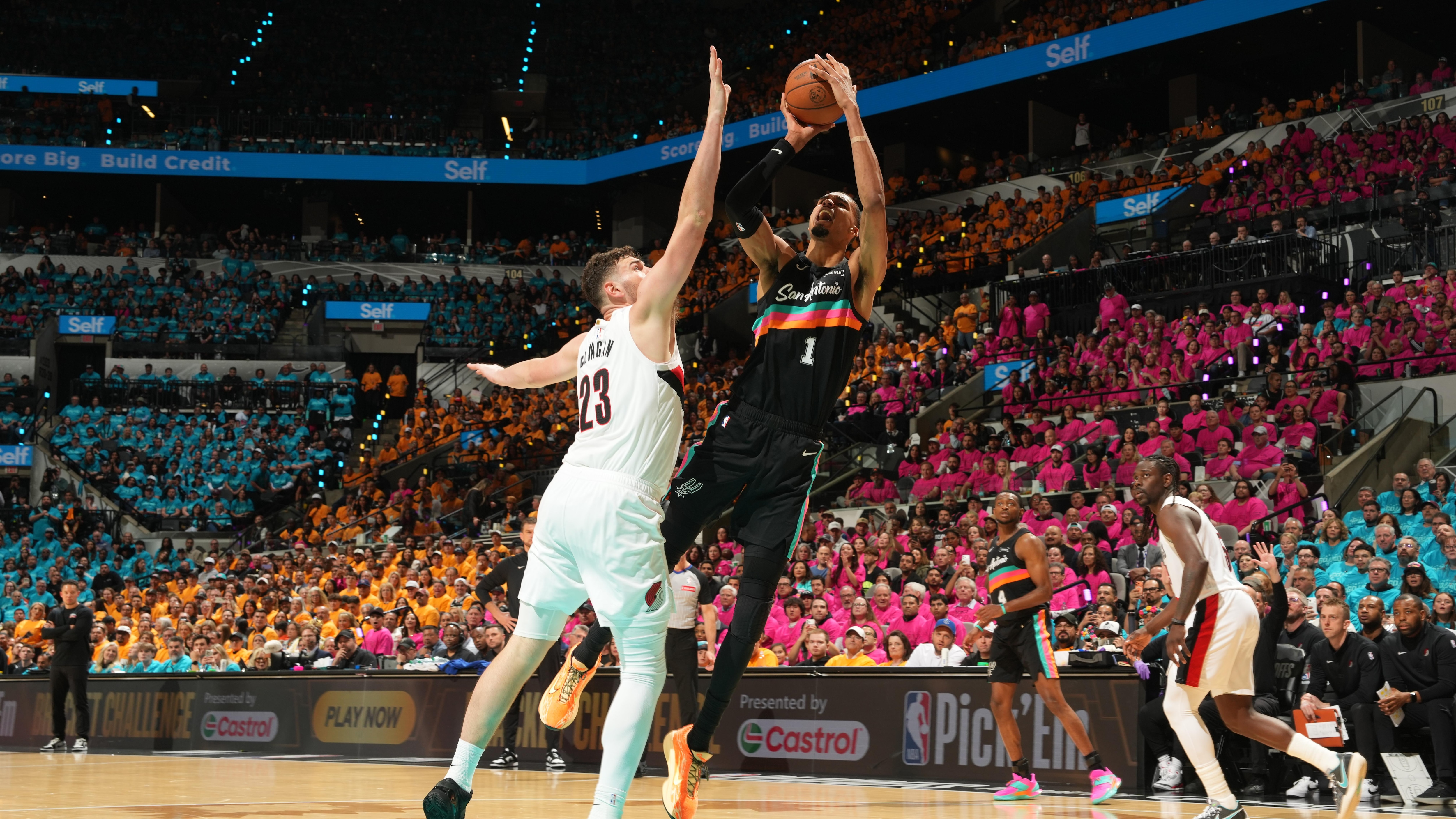 Portland Trail Blazers v San Antonio Spurs - Game One