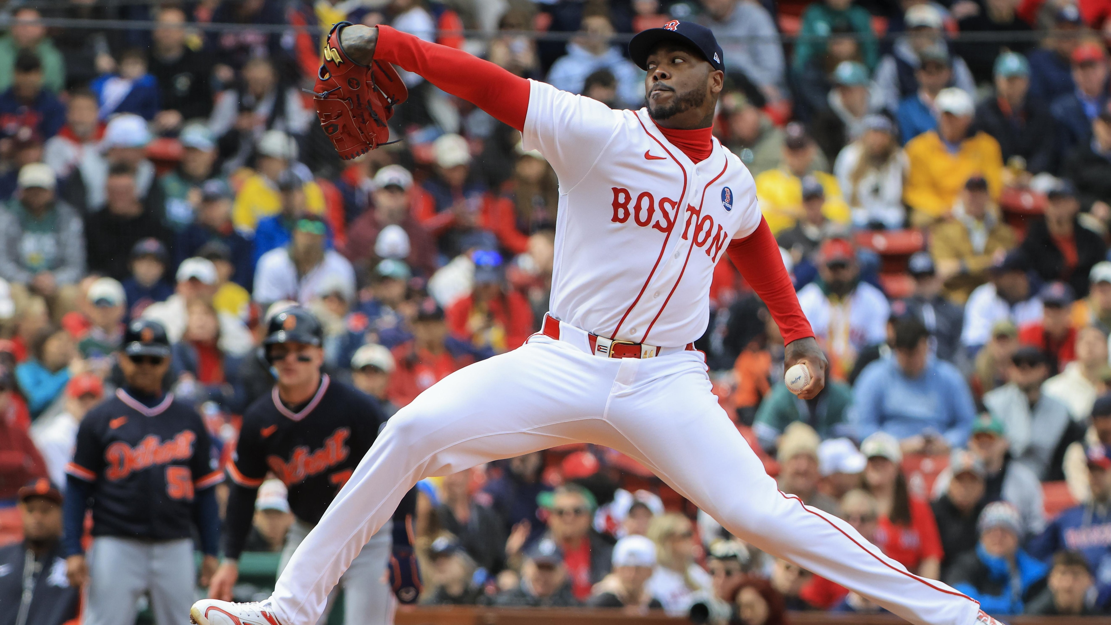 Late offense overcomes Sonny Gray injury as Red Sox win on Patriots Day for series split with Tigers Late offense overcomes Sonny Gray injury as Red Sox win on Patriots Day for series split with Tigers