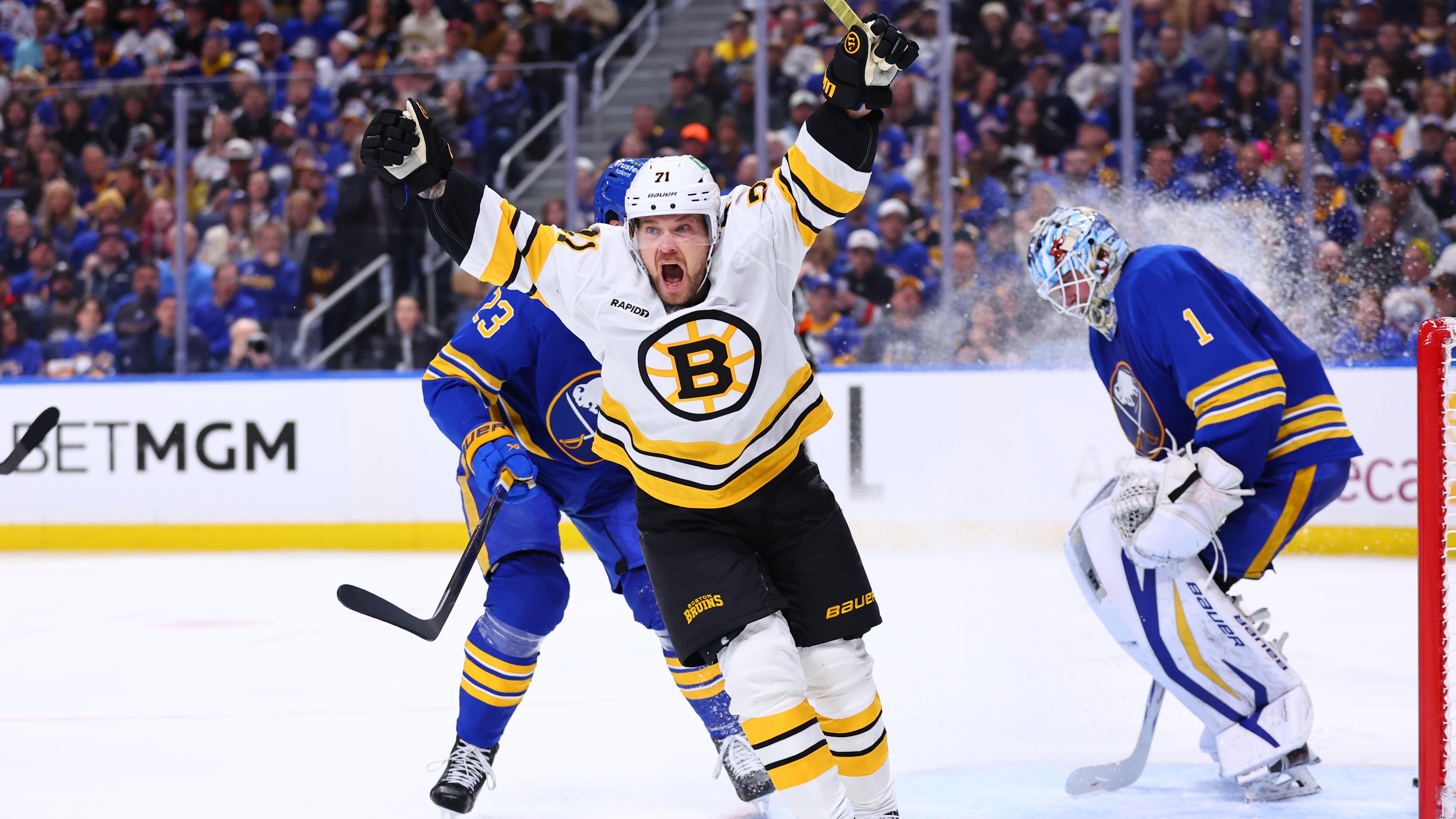 Bruins Silence Sabres and Rabid Crowd in Game 2