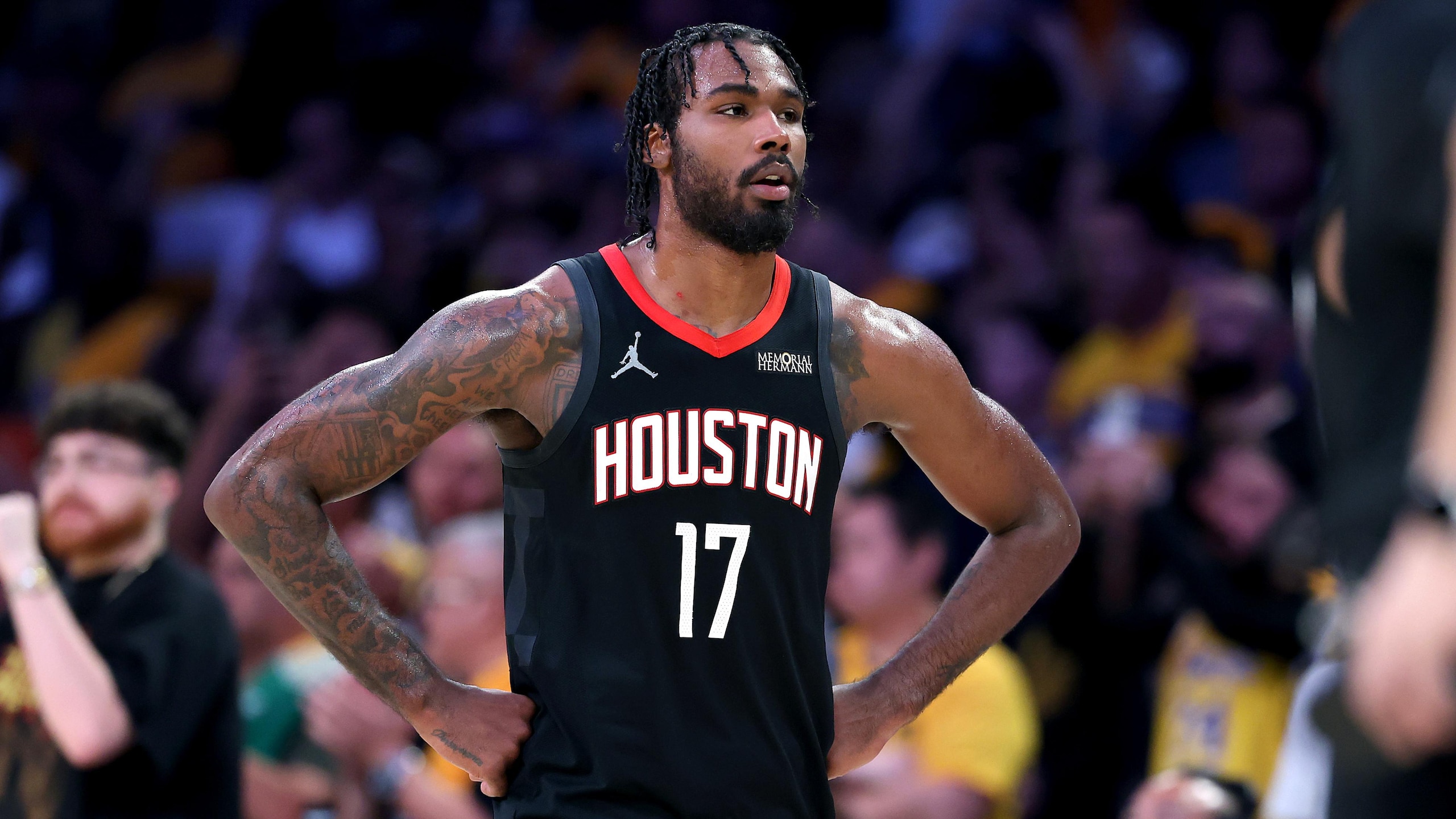 Houston Rockets v Los Angeles Lakers - Game One Houston Rockets v Los Angeles Lakers - Game One