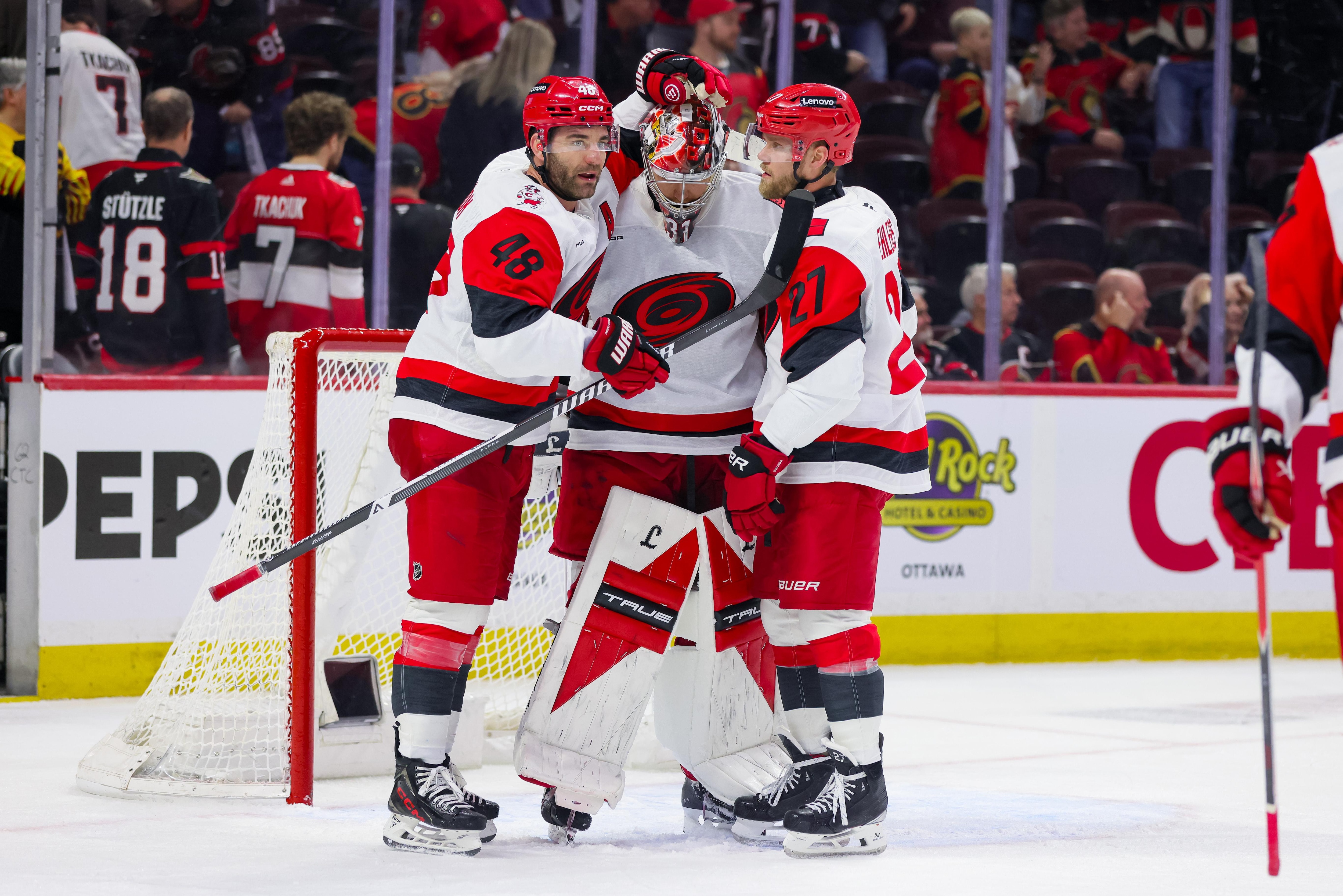 NHL: APR 23 Playoffs First Round Hurricanes at Senators
