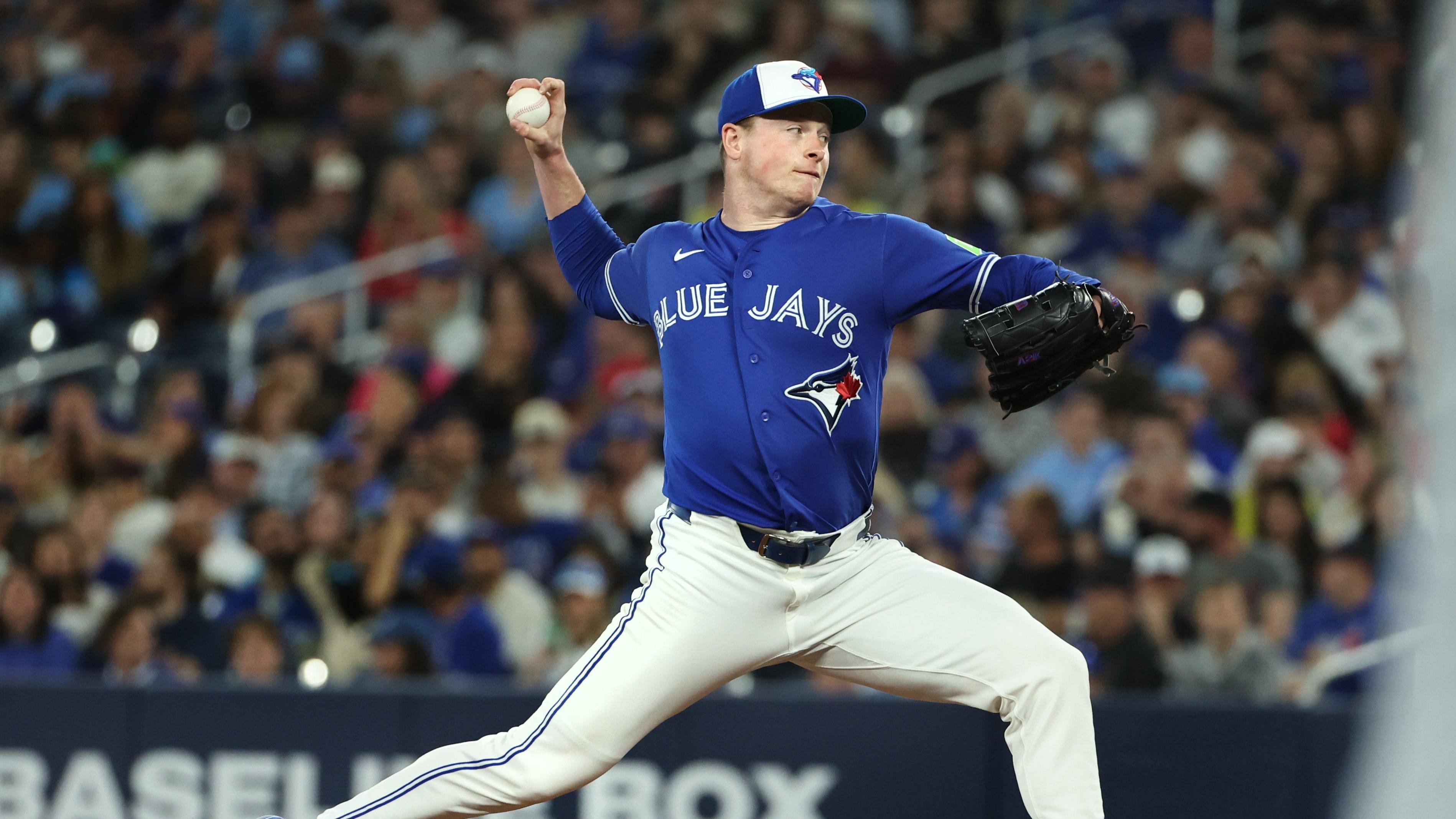 Toronto Blue Jays play the Cleveland Guardians