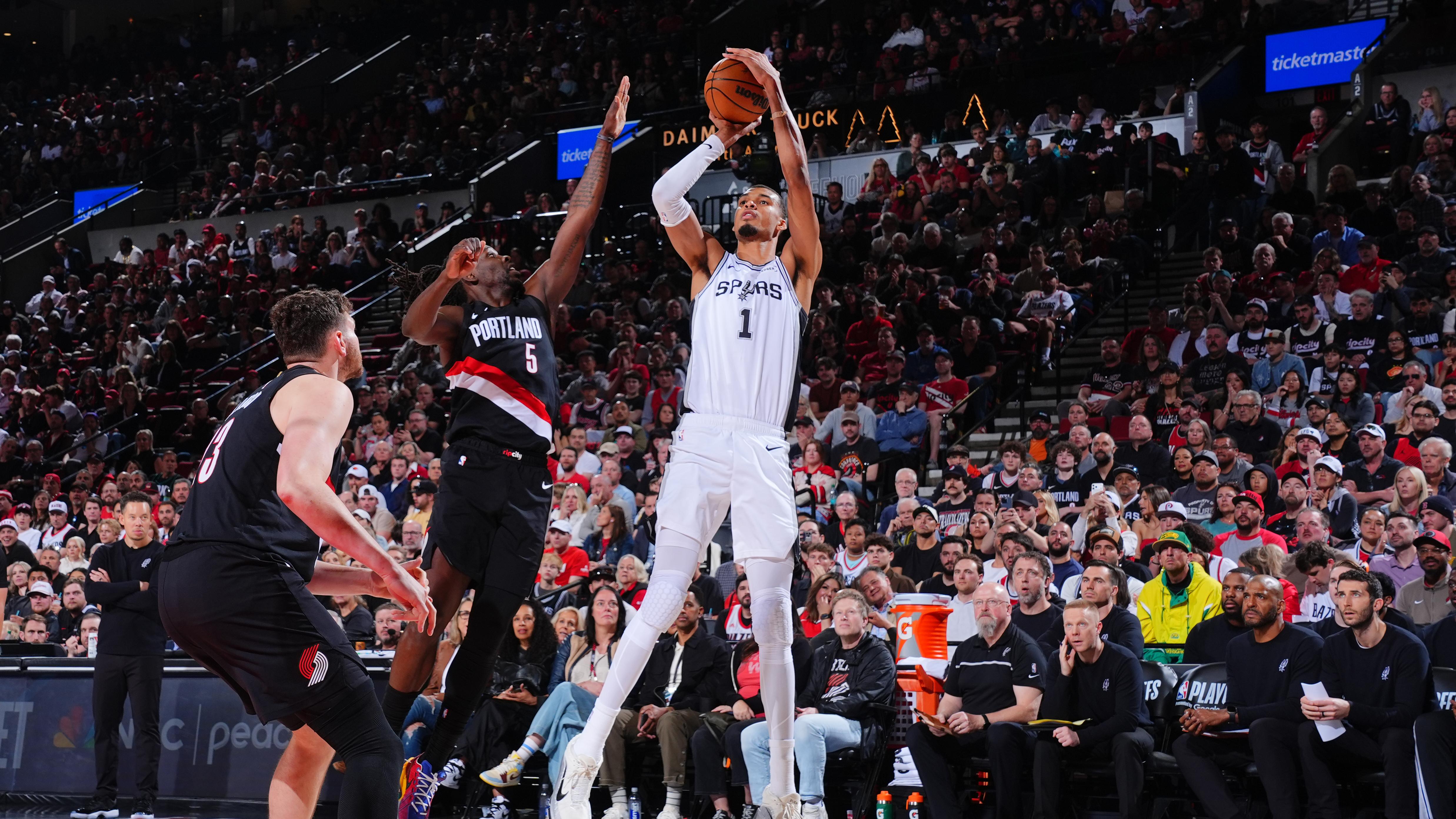 San Antonio Spurs v Portland Trail Blazers - Game Four