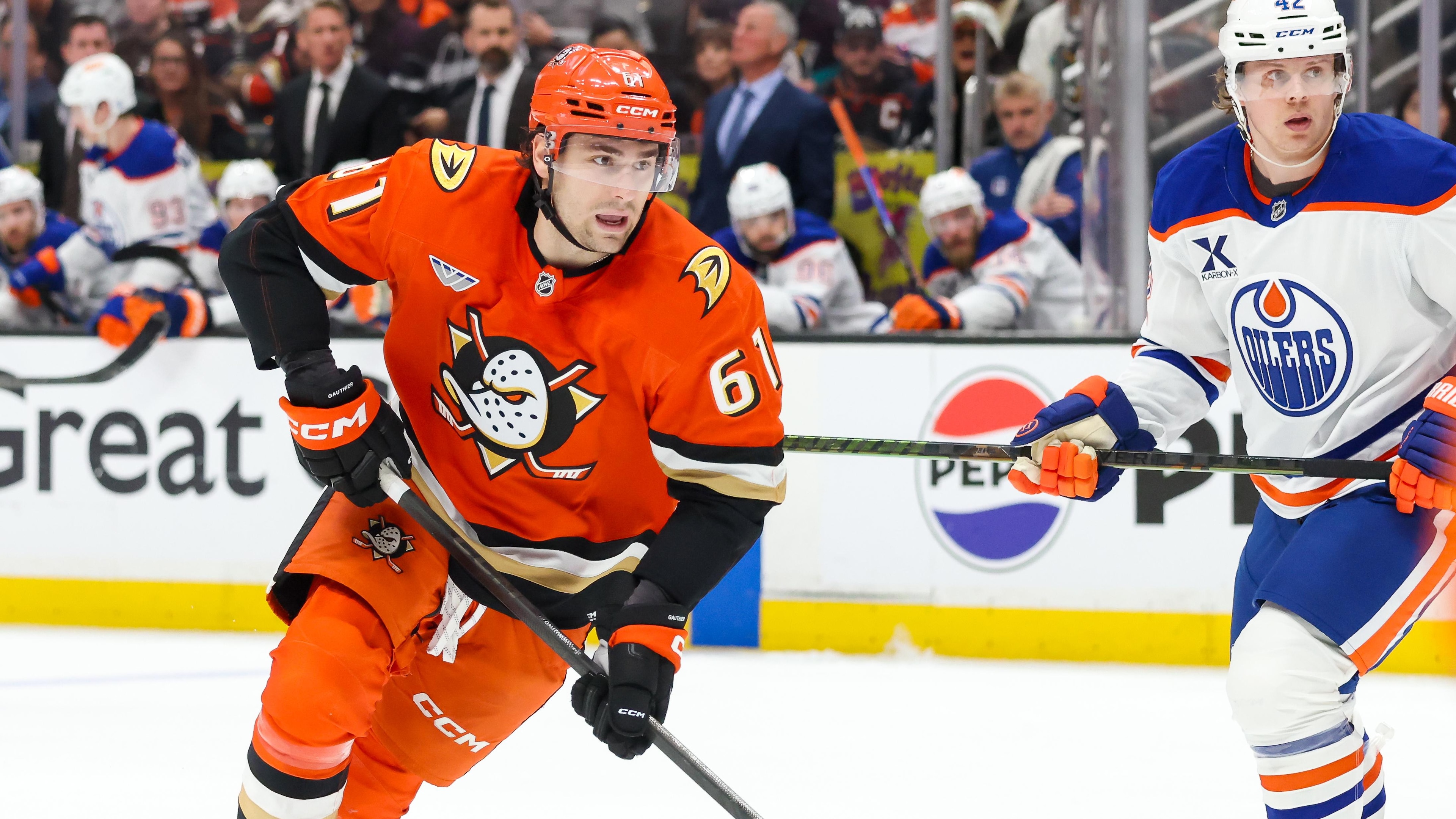 Edmonton Oilers v Anaheim Ducks Edmonton Oilers v Anaheim Ducks