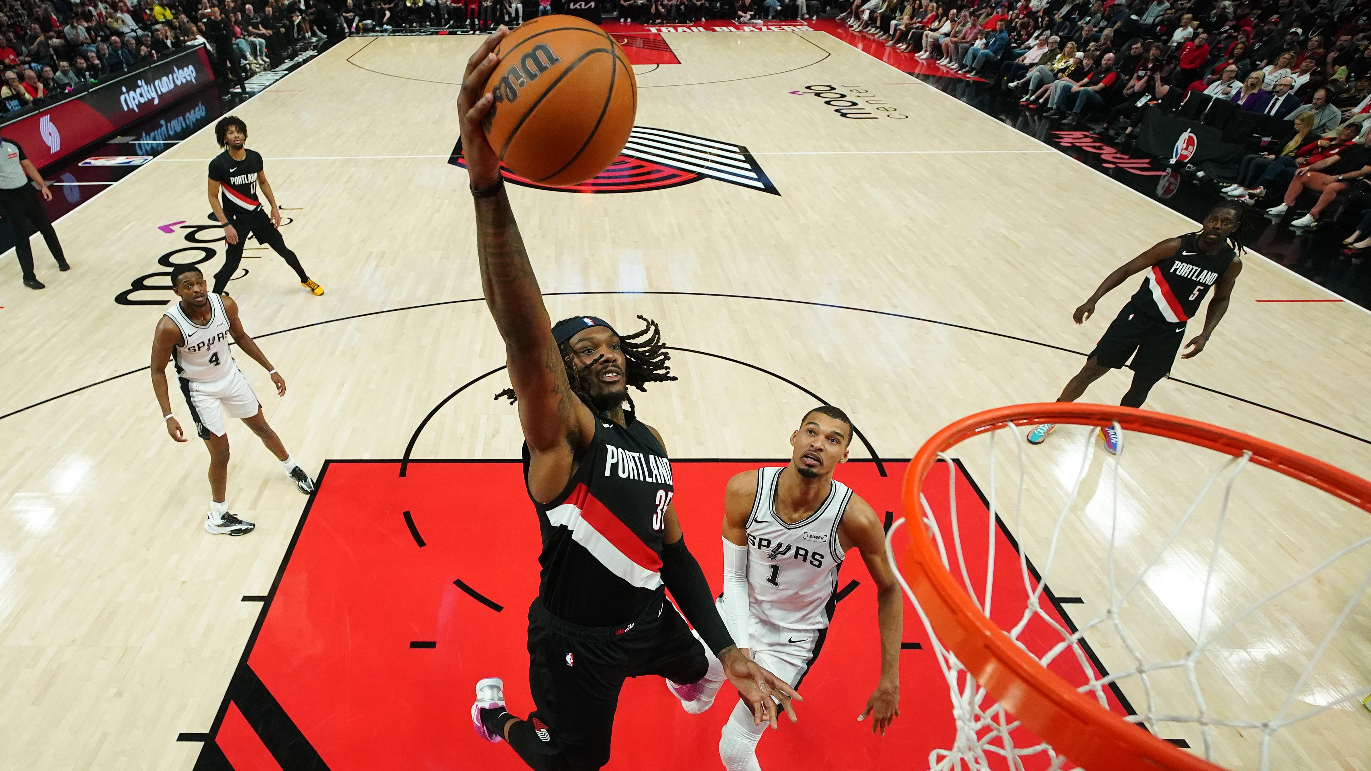 San Antonio Spurs v Portland Trail Blazers - Game Four
