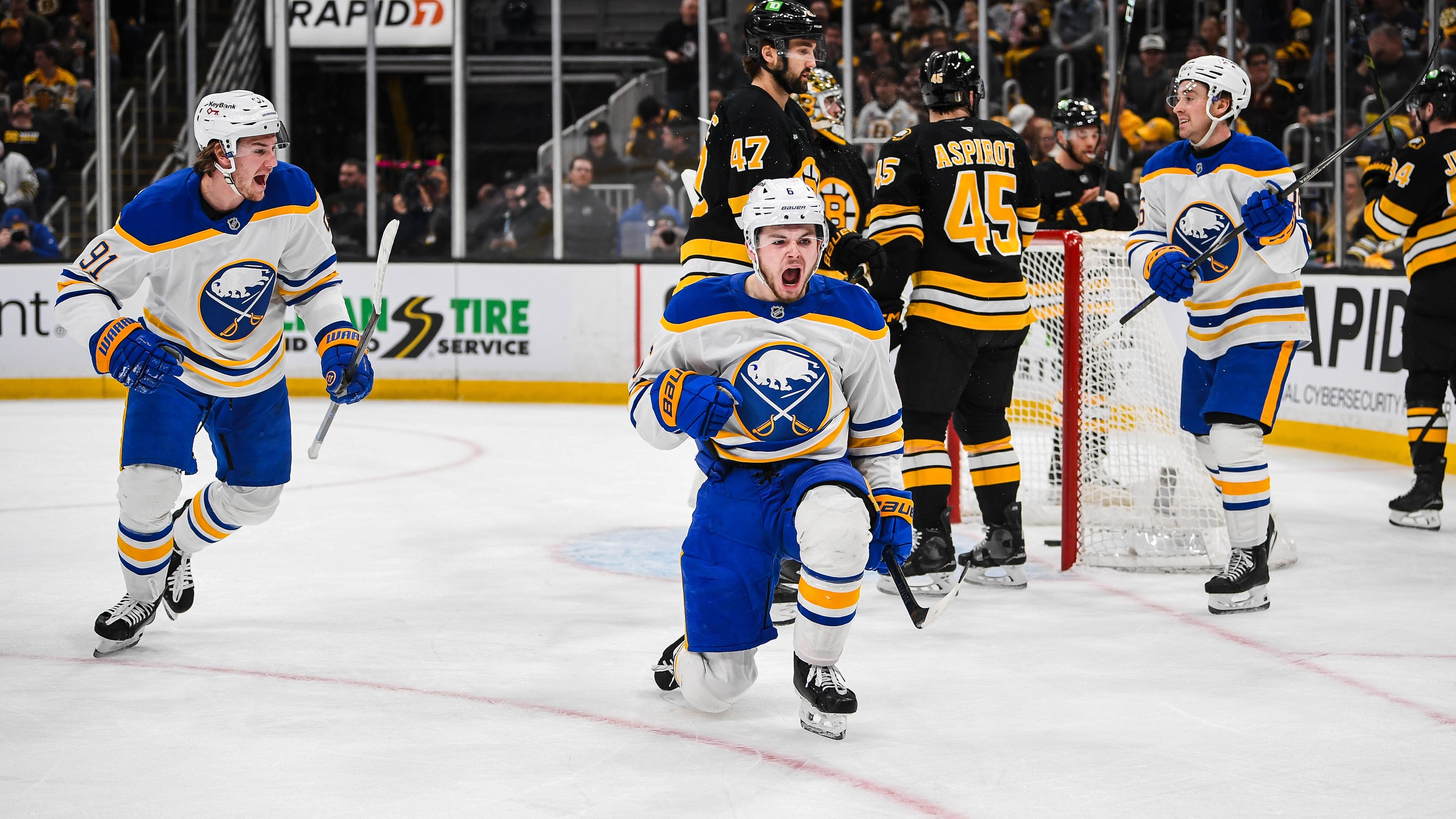 Buffalo Sabres v Boston Bruins - Game Four Buffalo Sabres v Boston Bruins - Game Four