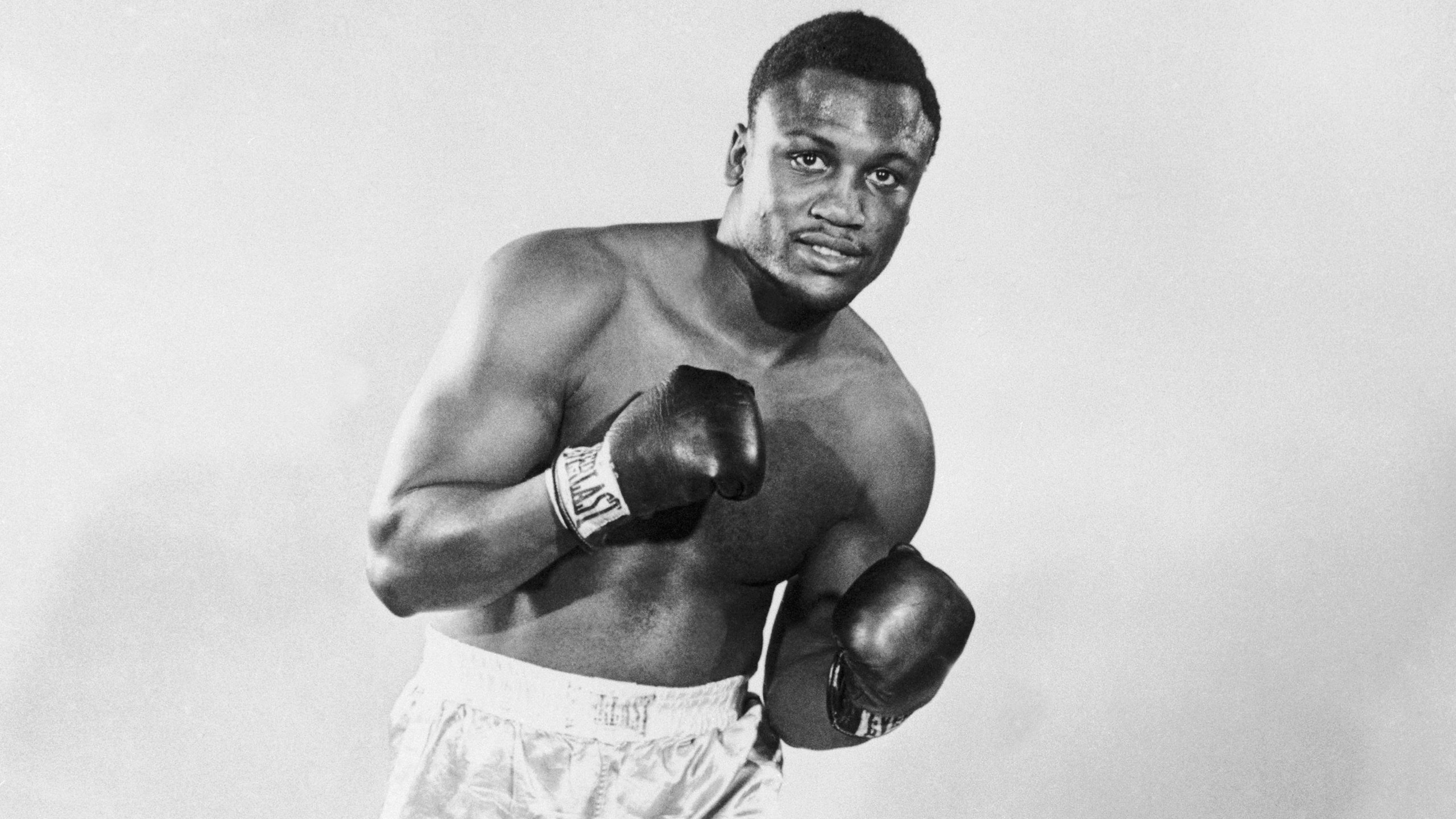 Joe Frazier Posing in Boxing Stance
