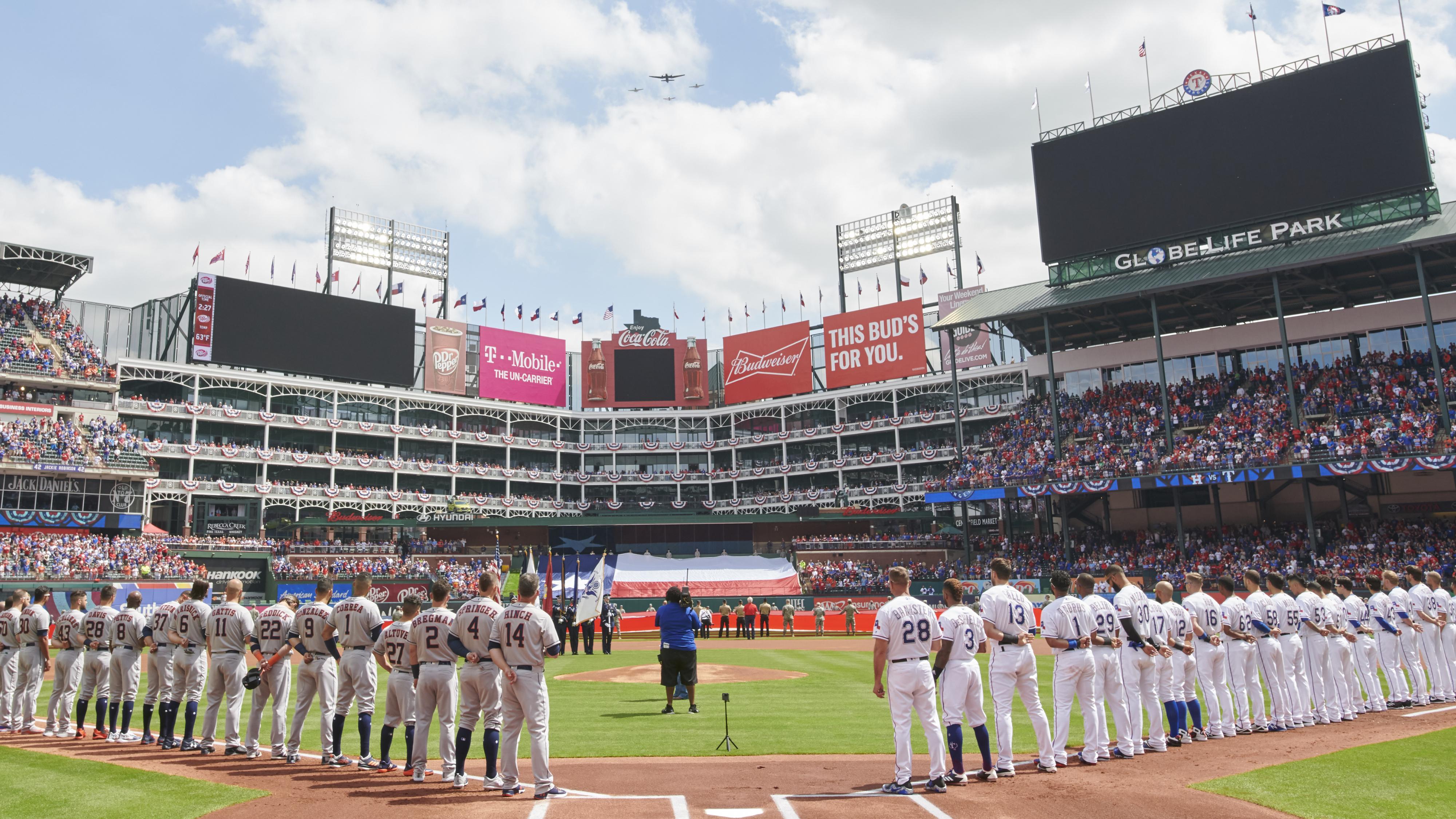 Houston Astros  v. Texas Rangers