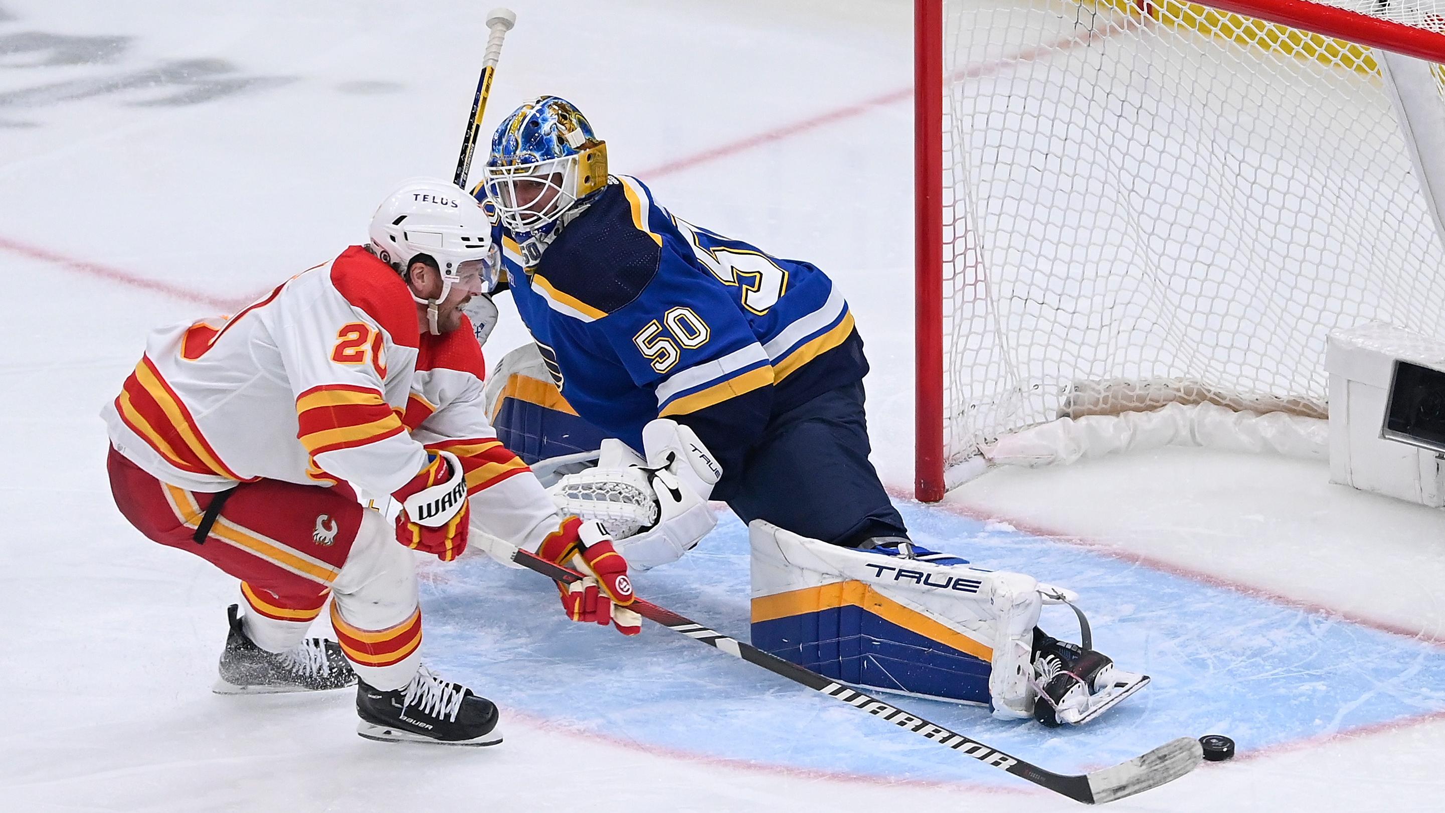 Calgary Flames v St Louis Blues