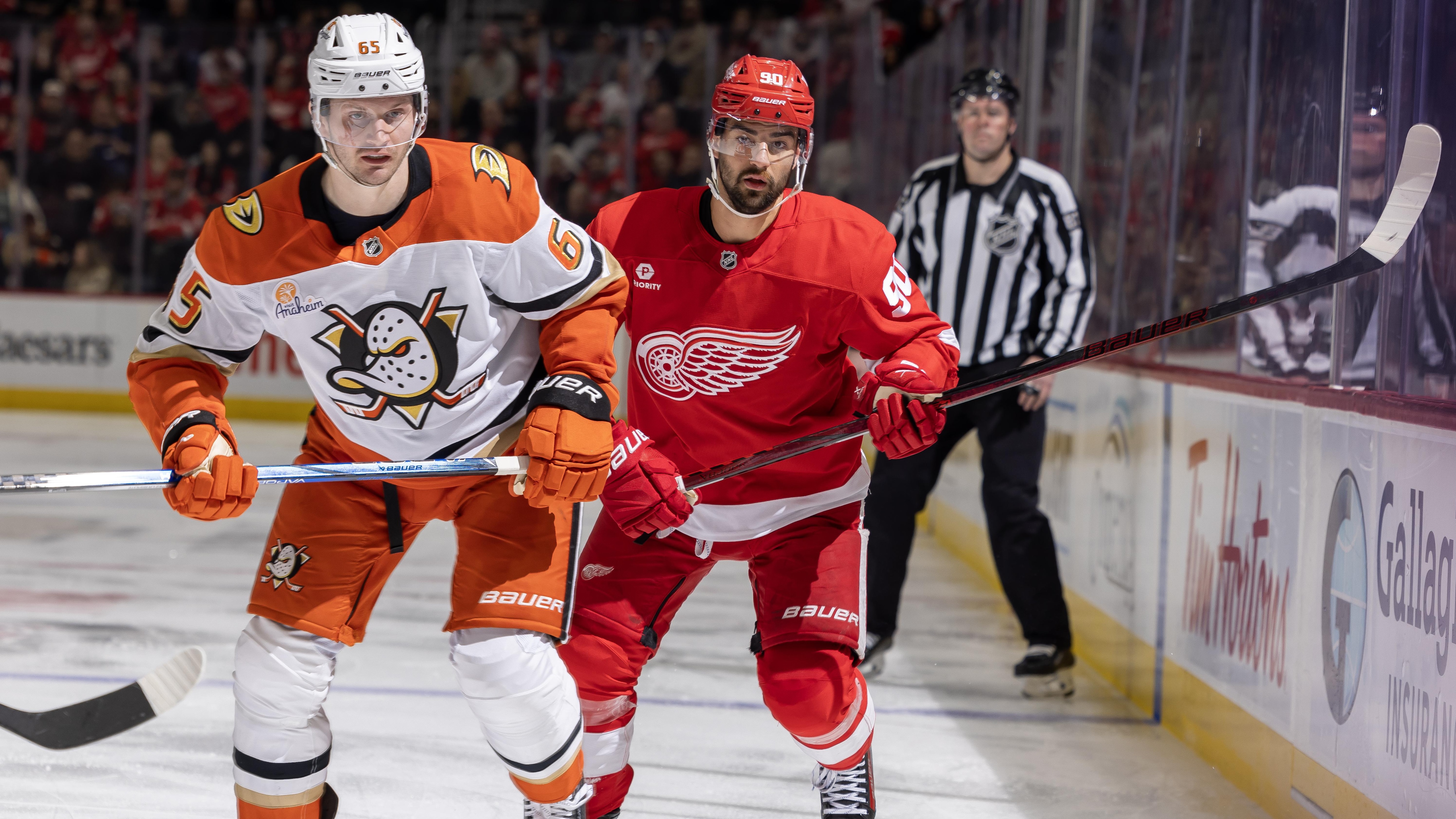 Anaheim Ducks v Detroit Red Wings