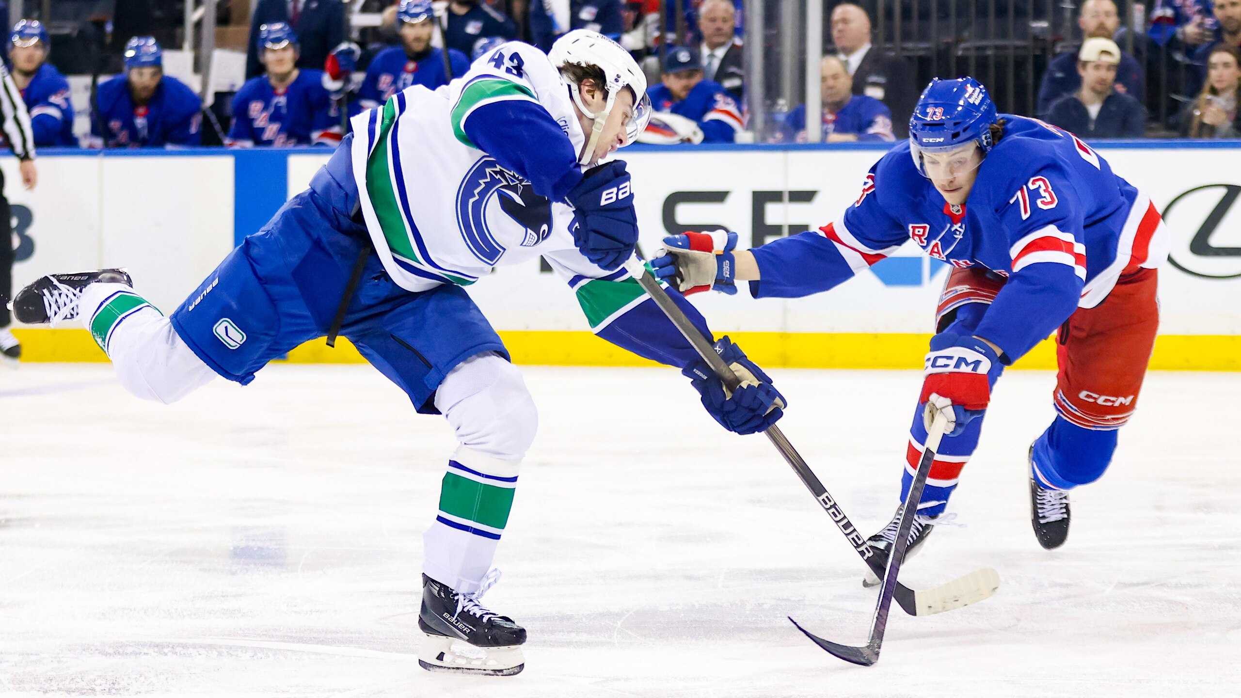NHL: MAR 22 Canucks at Rangers