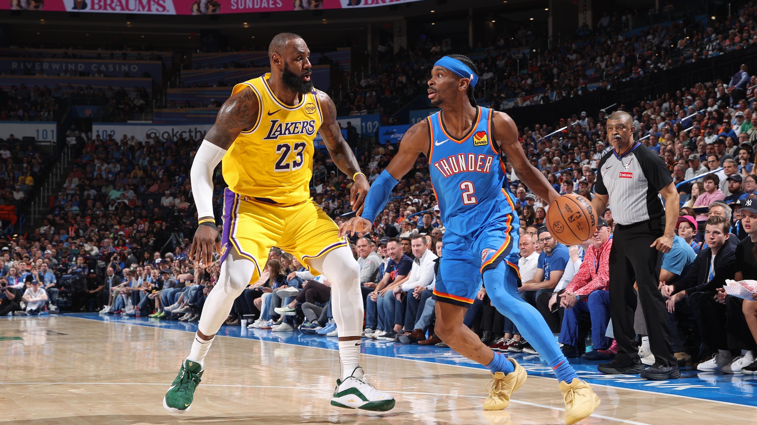 Los Angeles Lakers v Oklahoma City Thunder Los Angeles Lakers v Oklahoma City Thunder