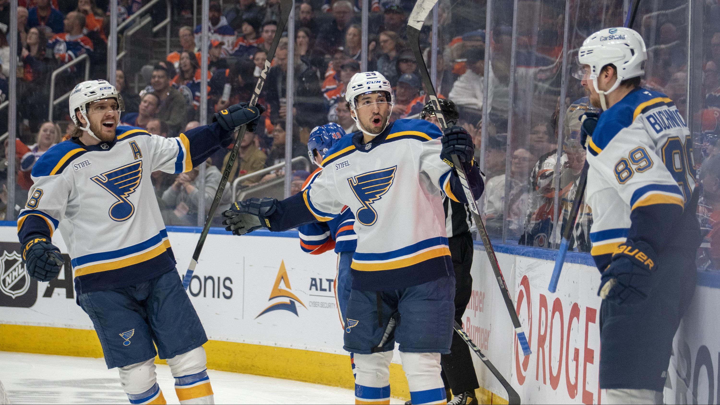 St. Louis Blues v Edmonton Oilers St. Louis Blues v Edmonton Oilers