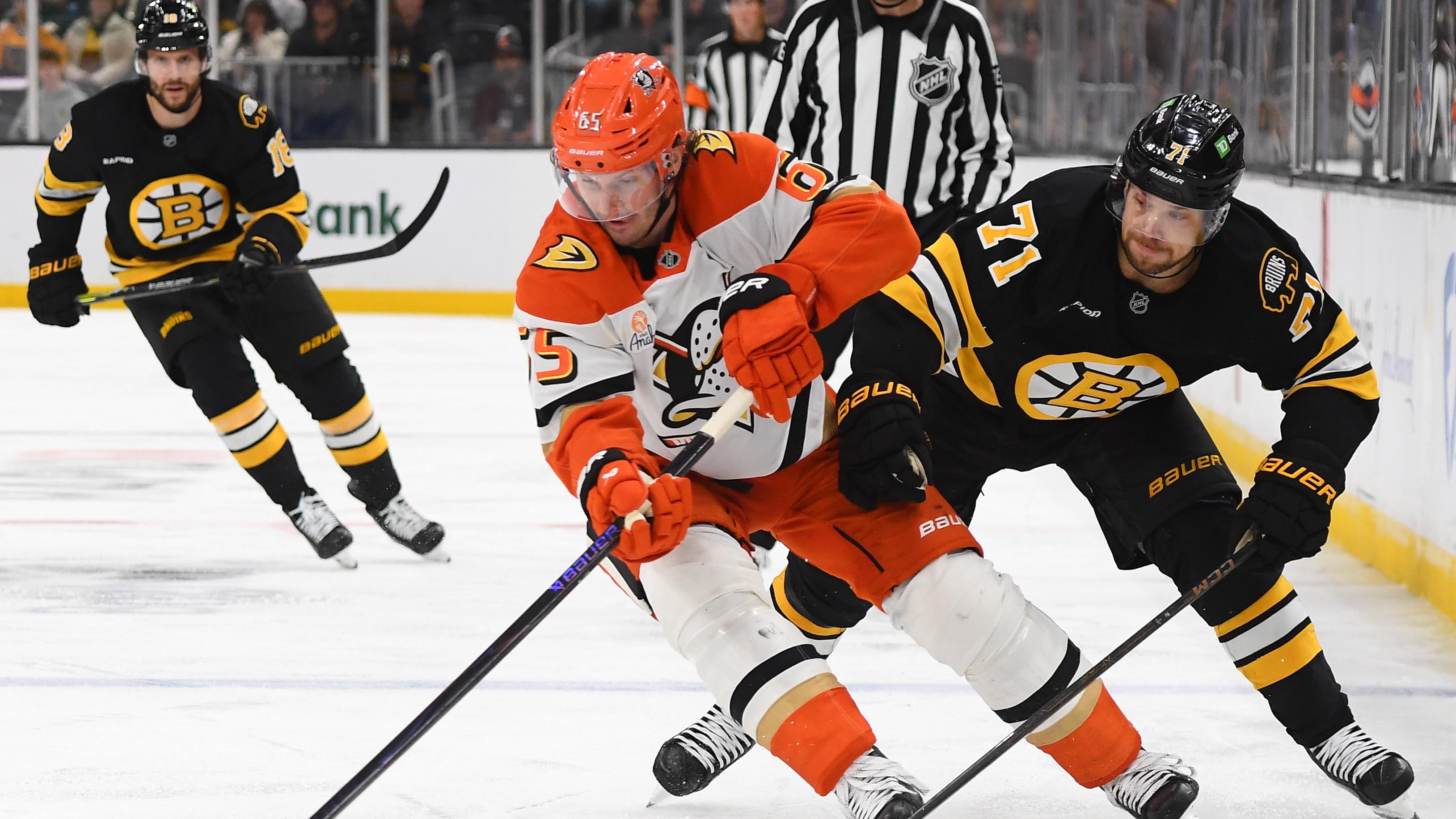 Anaheim Ducks v Boston Bruins