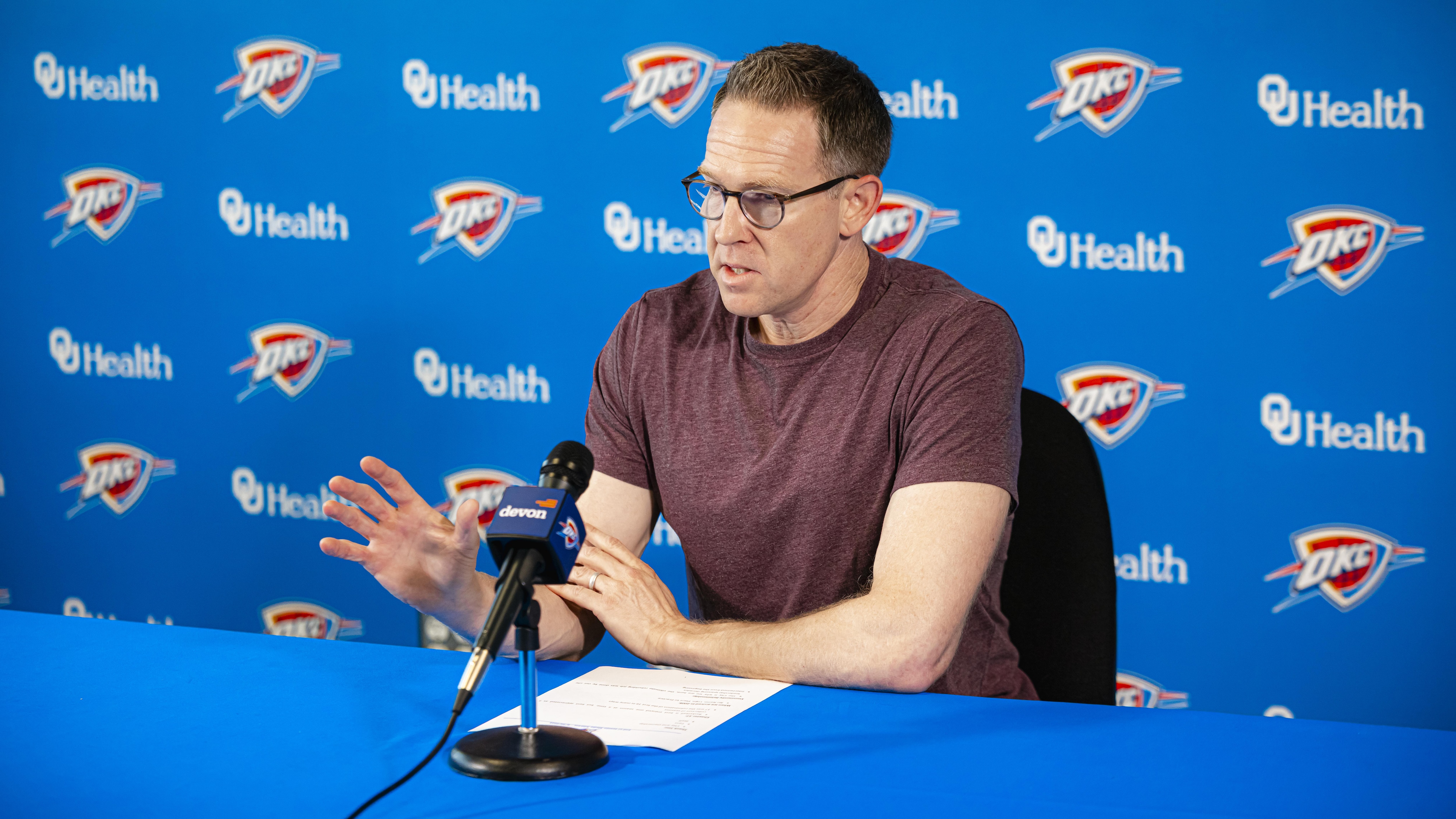 Sam Presti End of Season Media Availability