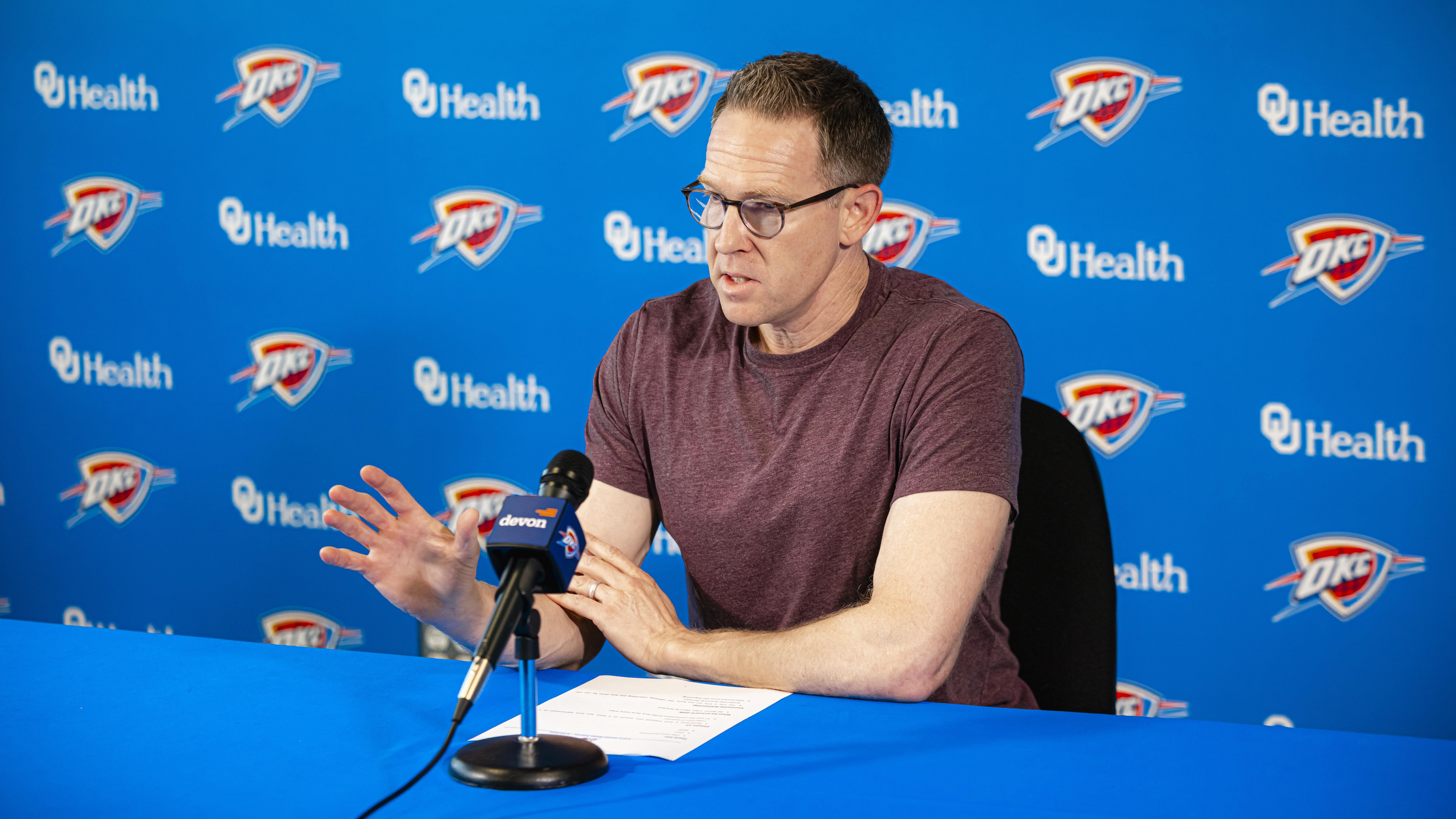 Sam Presti End of Season Media Availability