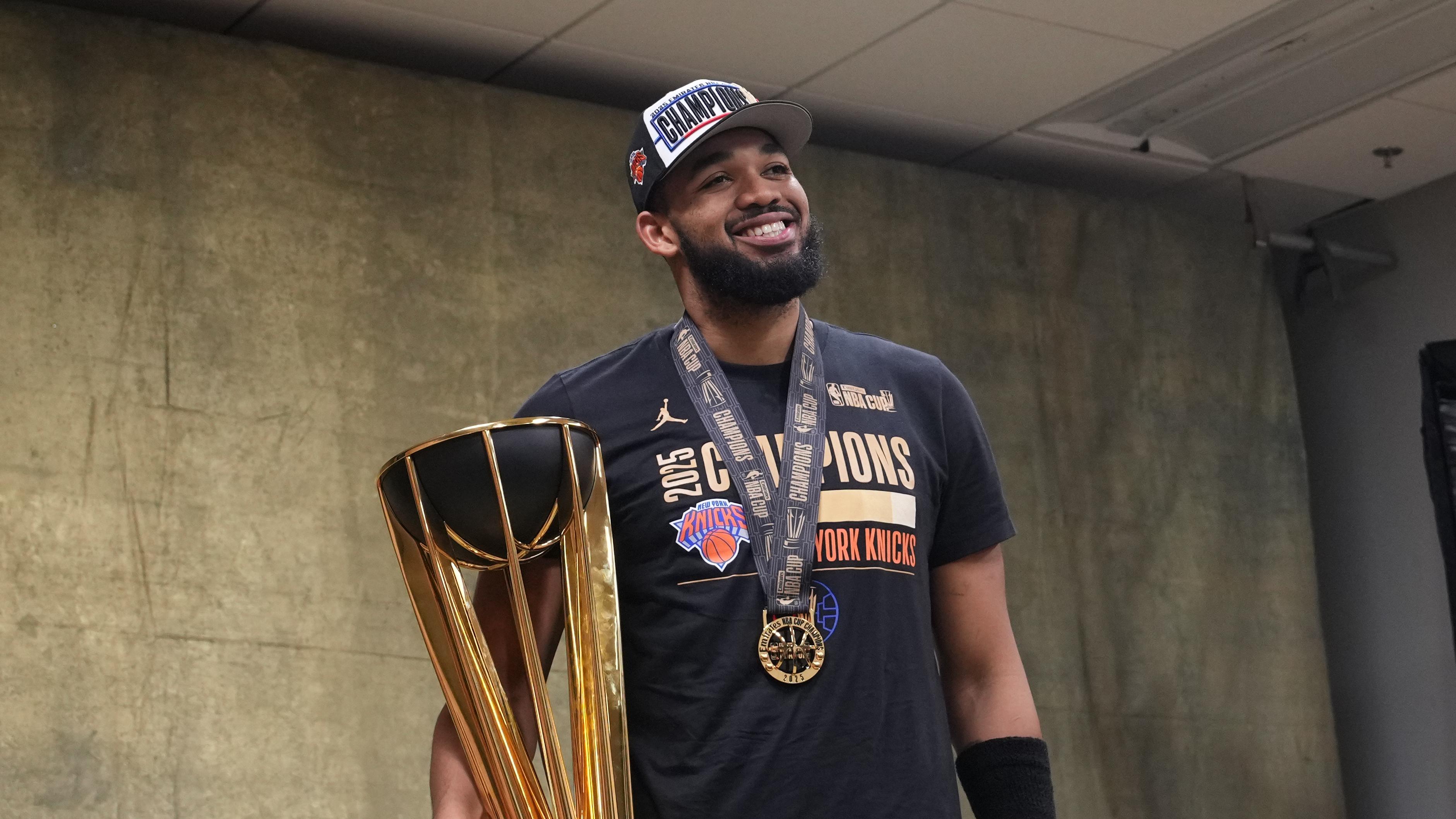 San Antonio Spurs v New York Knicks: Emirates NBA Cup - Final San Antonio Spurs v New York Knicks: Emirates NBA Cup - Final