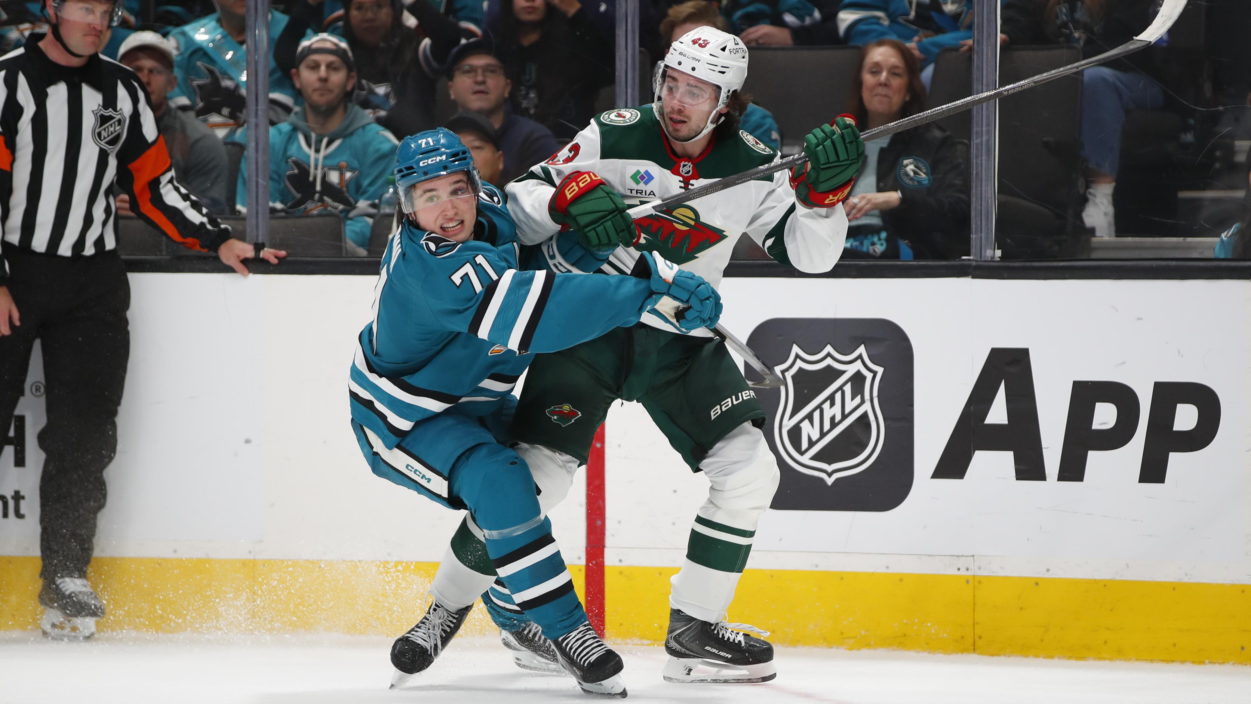 NHL: DEC 31 Wild at Sharks NHL: DEC 31 Wild at Sharks