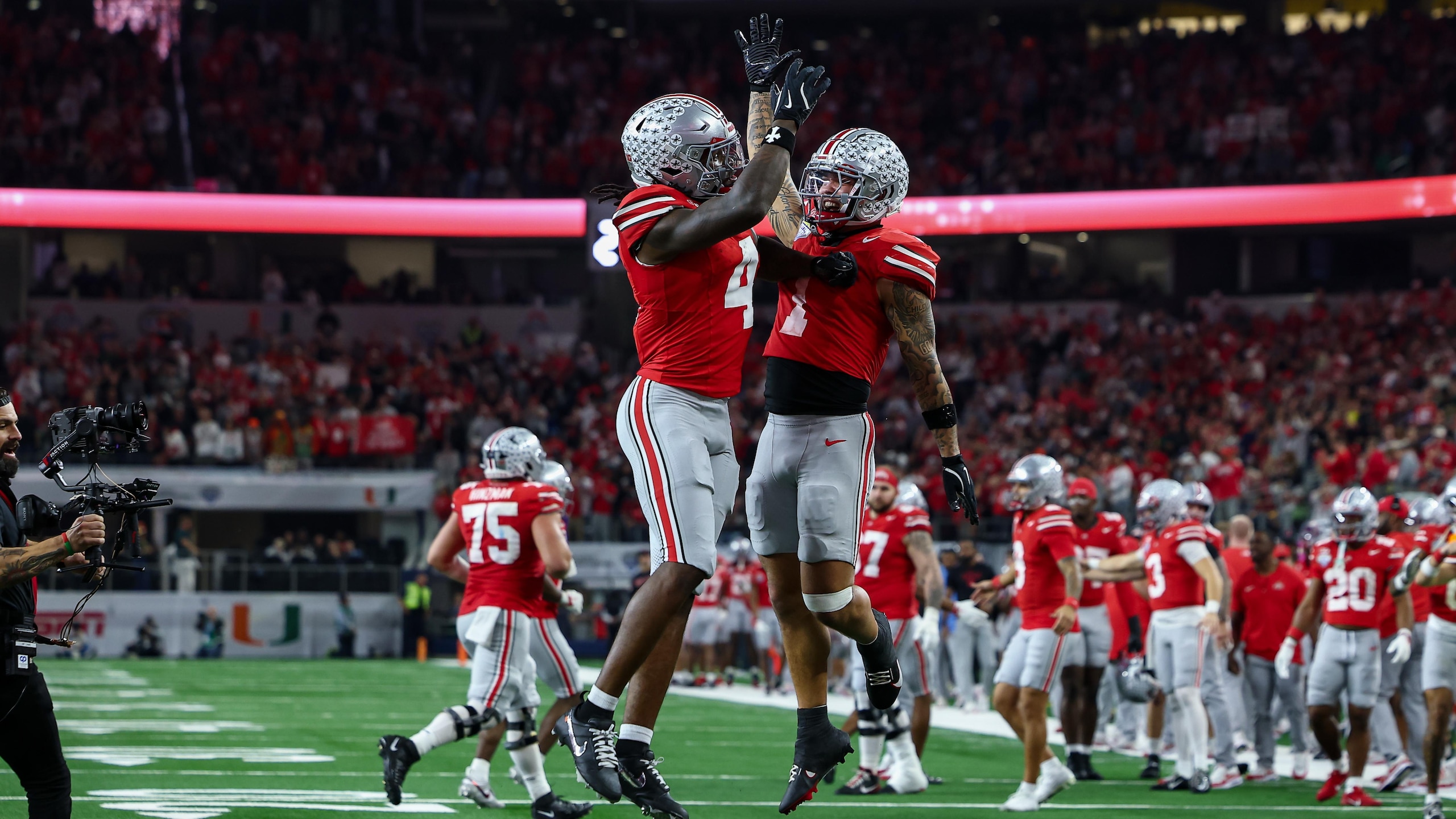 COLLEGE FOOTBALL: DEC 31 College Football Playoff Quarterfinal at the Goodyear Cotton Bowl Classic Miami vs Ohio State COLLEGE FOOTBALL: DEC 31 College Football Playoff Quarterfinal at the Goodyear Cotton Bowl Classic Miami vs Ohio State