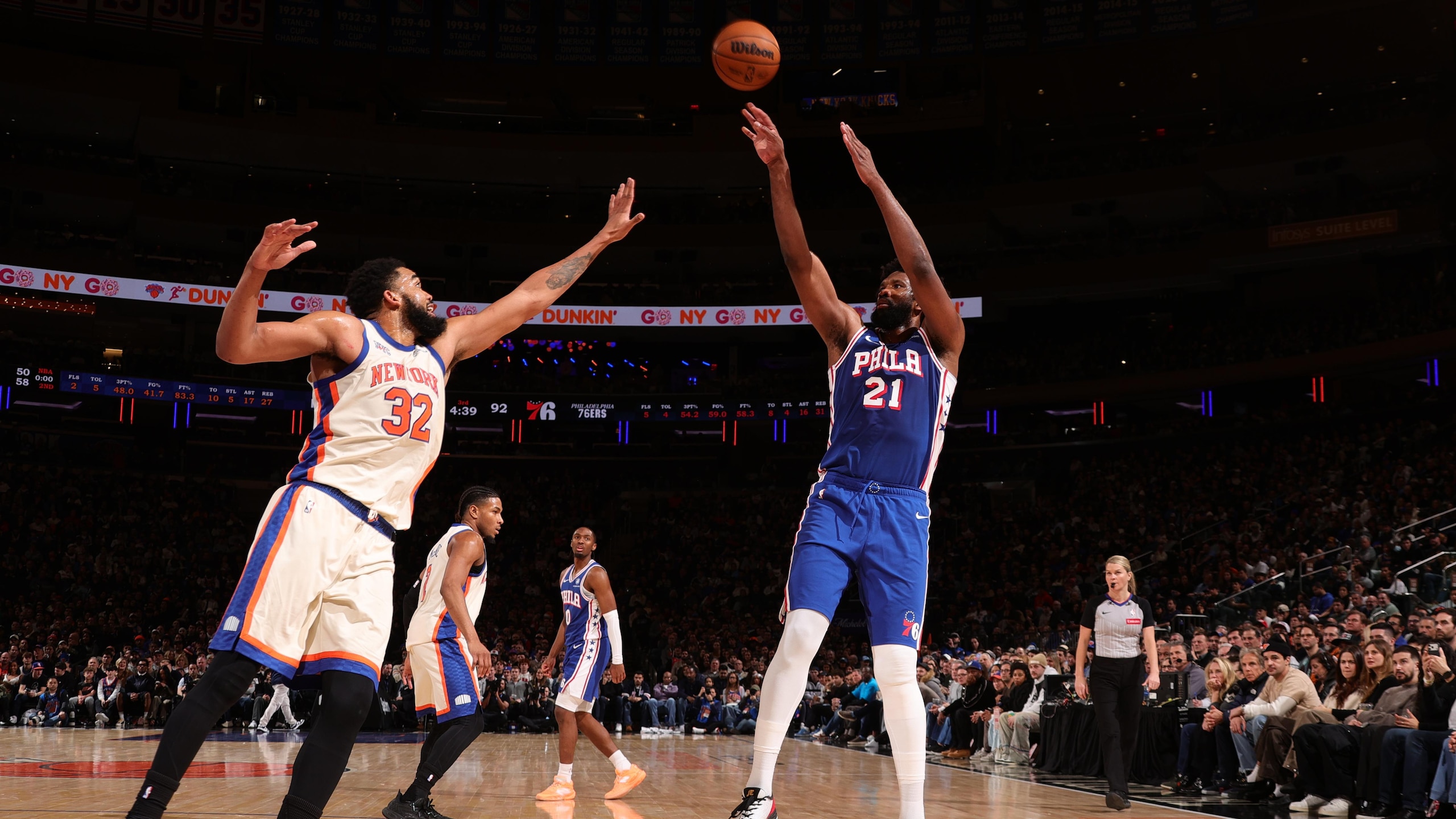 Philadelphia 76ers v New York Knicks