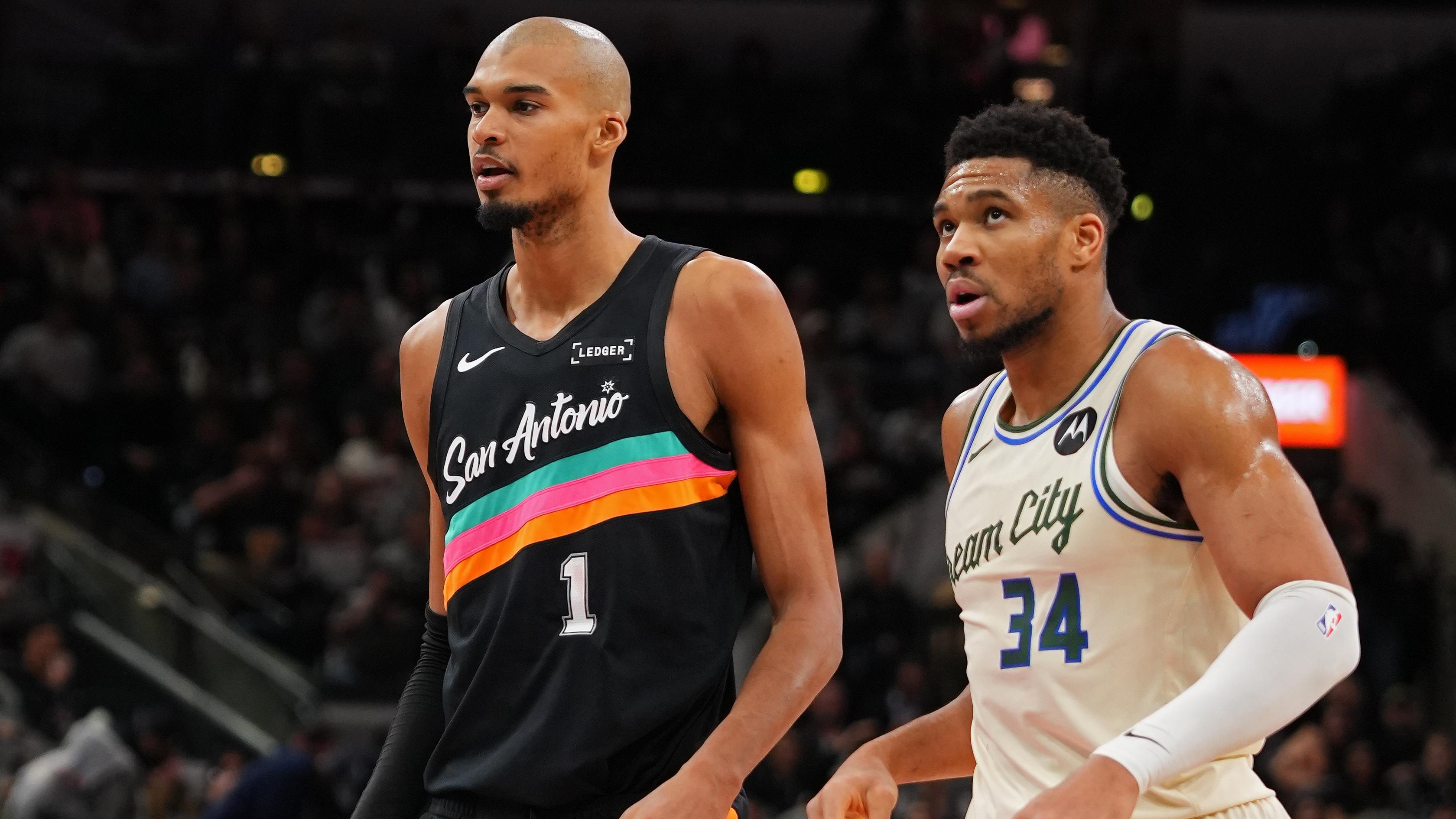 Milwaukee Bucks v San Antonio Spurs Milwaukee Bucks v San Antonio Spurs