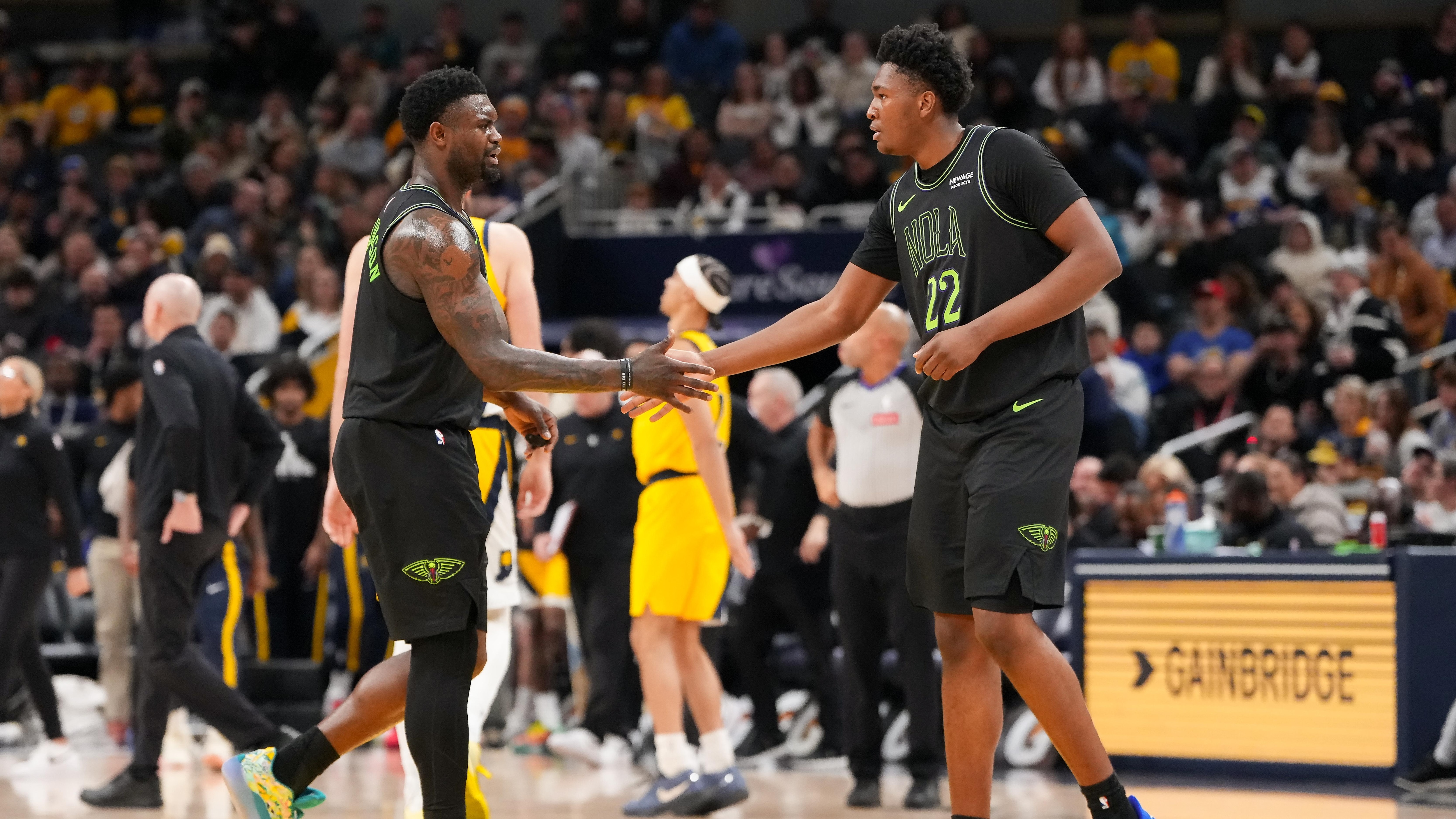 New Orleans Pelicans v Indiana Pacers New Orleans Pelicans v Indiana Pacers