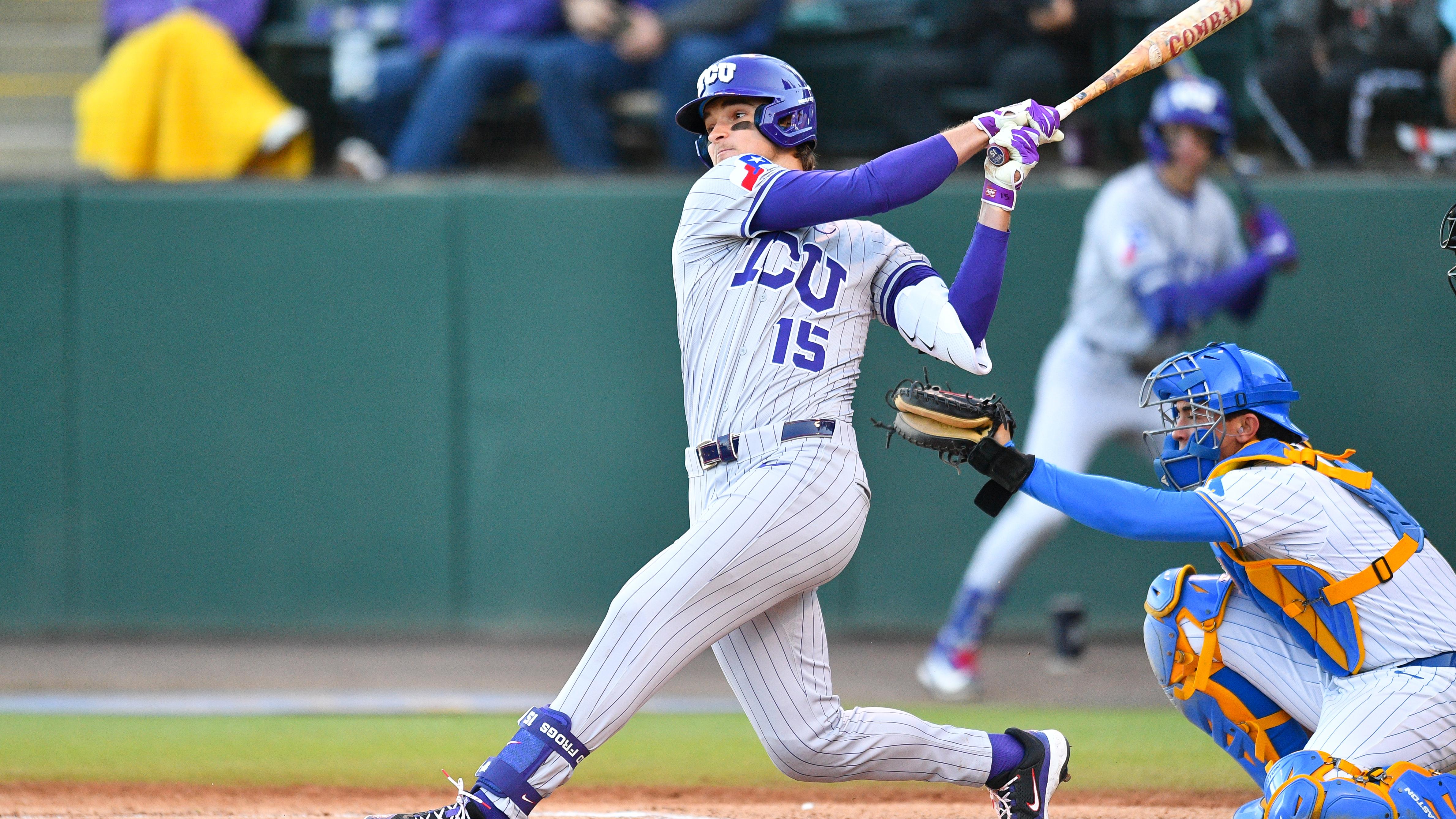 COLLEGE BASEBALL: FEB 20 TCU at UCLA COLLEGE BASEBALL: FEB 20 TCU at UCLA