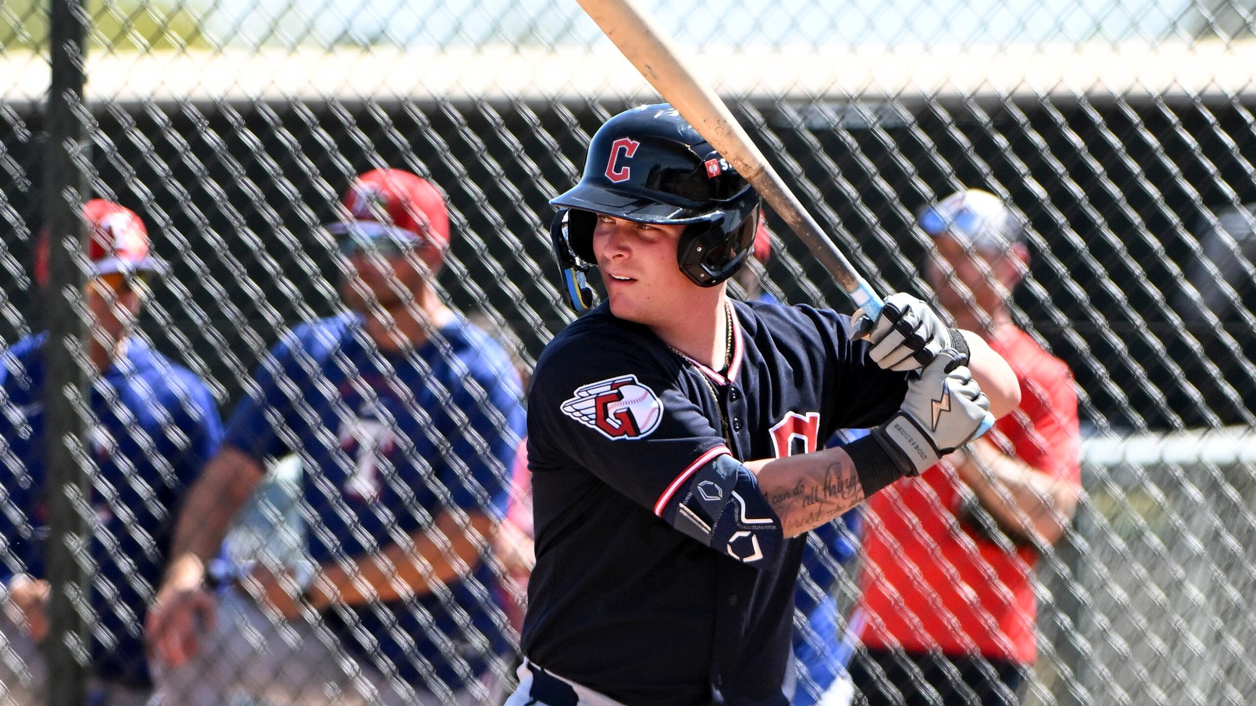 Cleveland Guardians v Texas Rangers minor leaguers