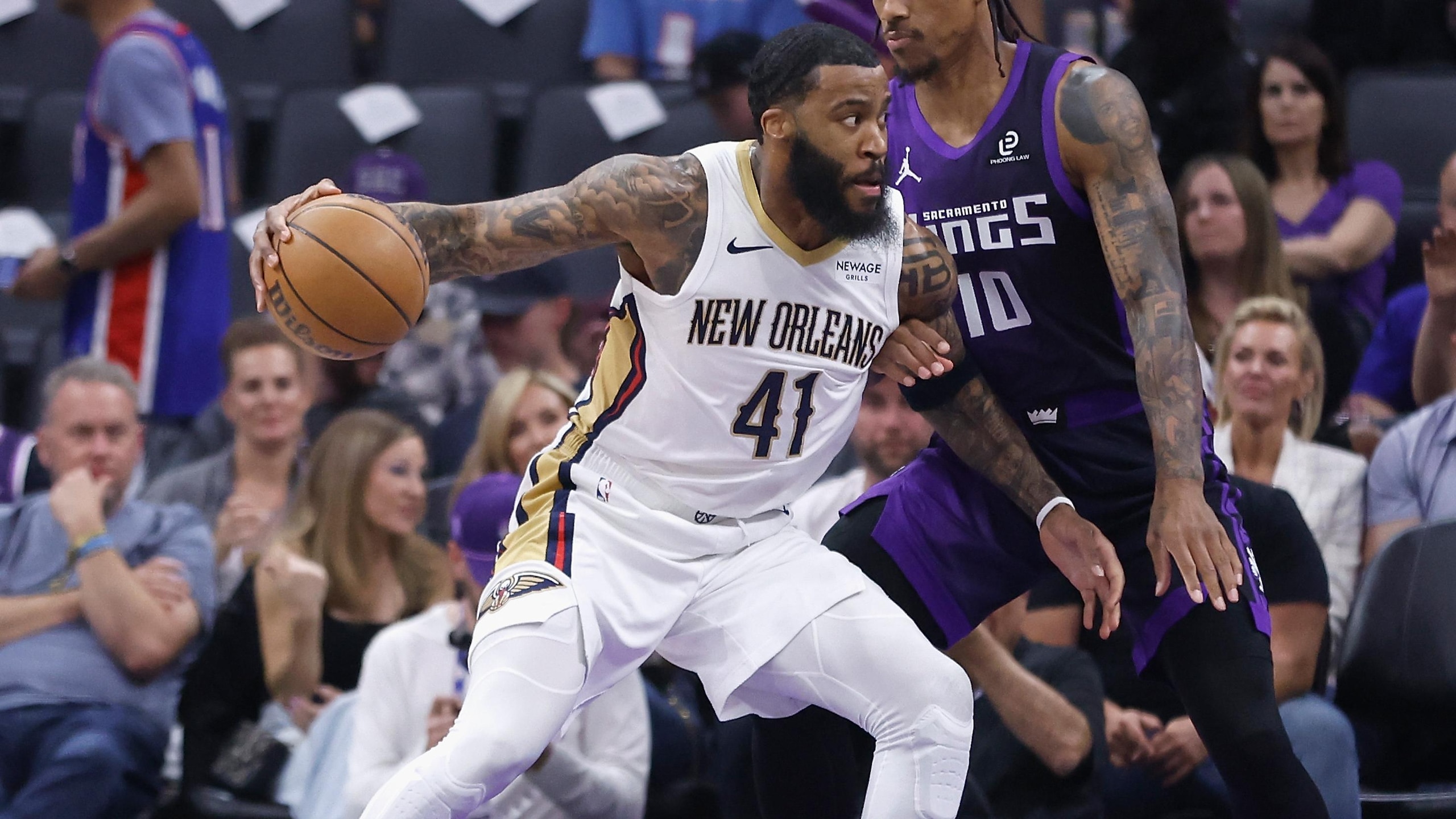 New Orleans Pelicans v Sacramento Kings New Orleans Pelicans v Sacramento Kings