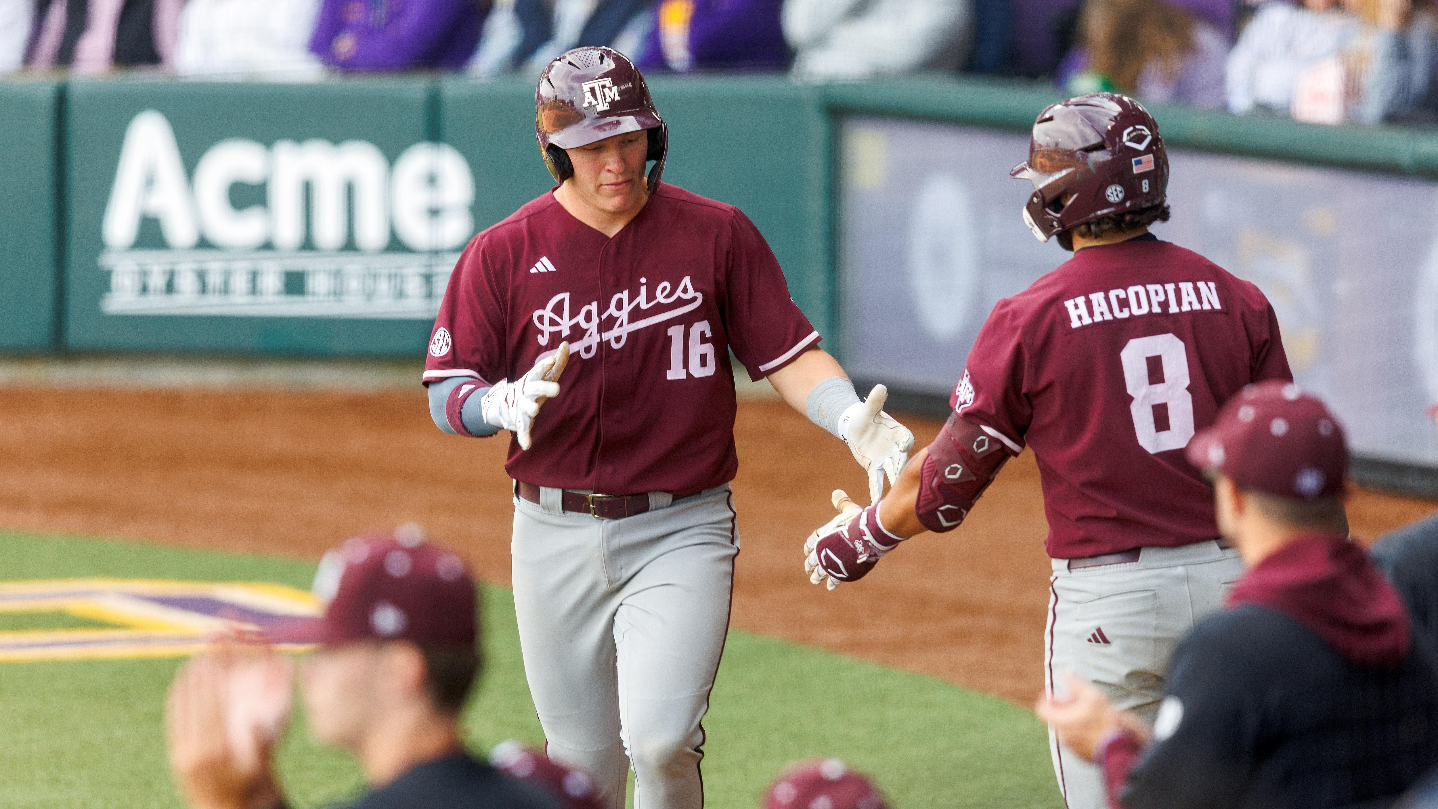 COLLEGE BASEBALL: APR 19 Texas A&M at LSU