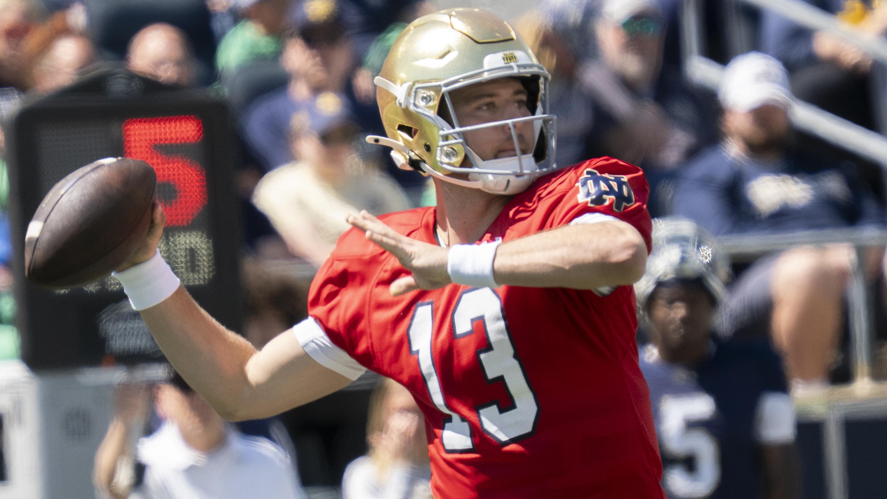 COLLEGE FOOTBALL: APR 25 Notre Dame Spring Game