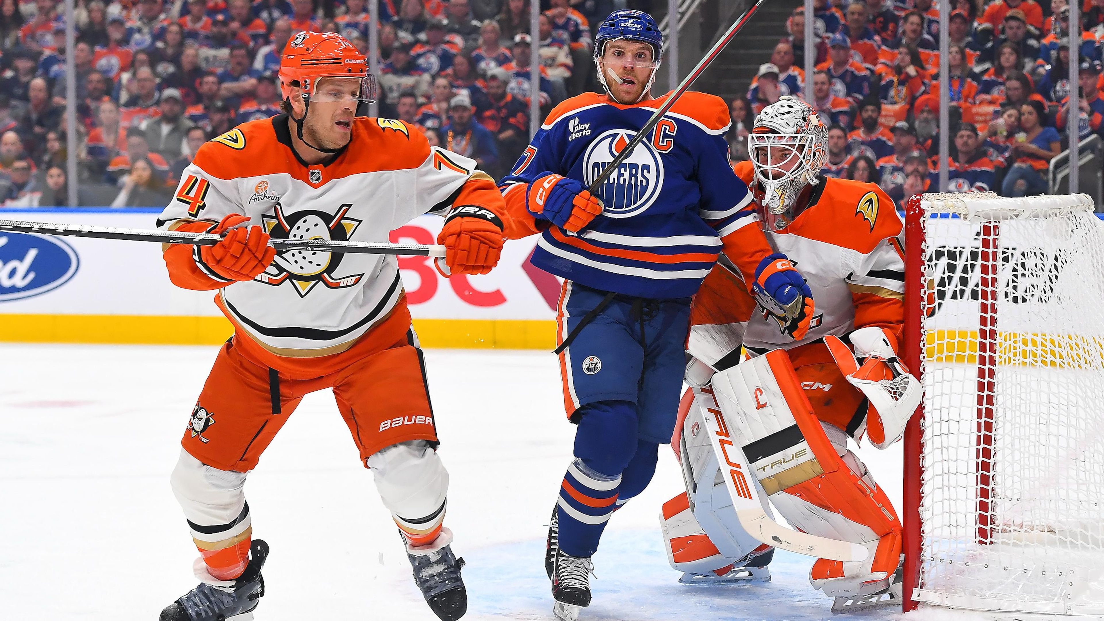 Anaheim Ducks v Edmonton Oilers - Game Five Anaheim Ducks v Edmonton Oilers - Game Five