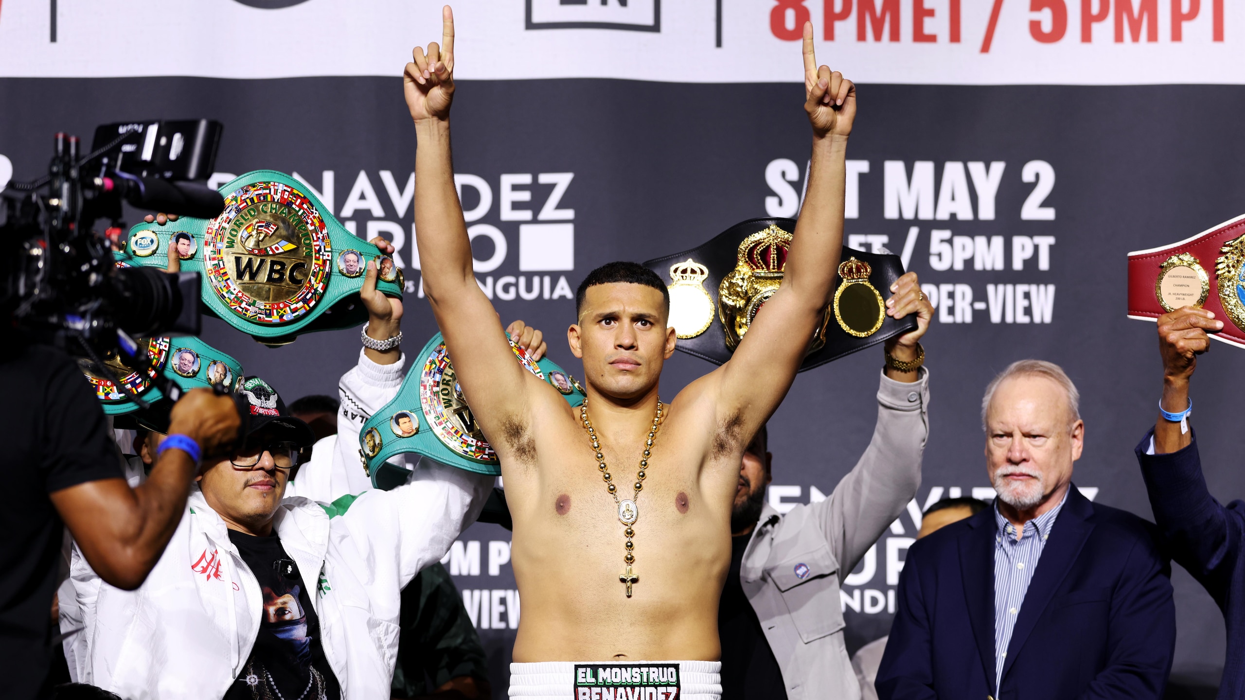David Benavidez v Gilberto Zurdo Ramirez - Weigh-in David Benavidez v Gilberto Zurdo Ramirez - Weigh-in