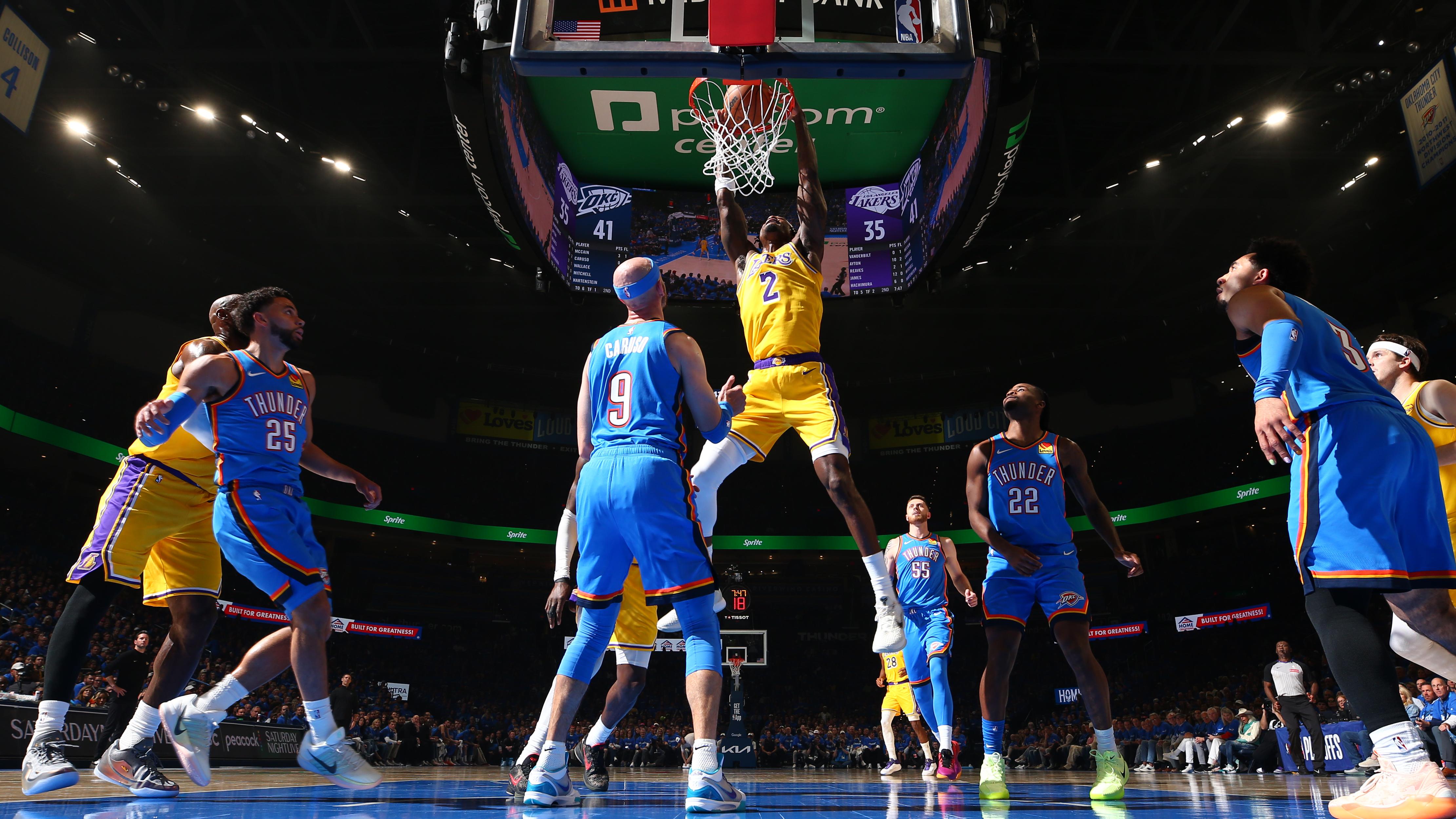 Los Angeles Lakers v Oklahoma City Thunder - Game One