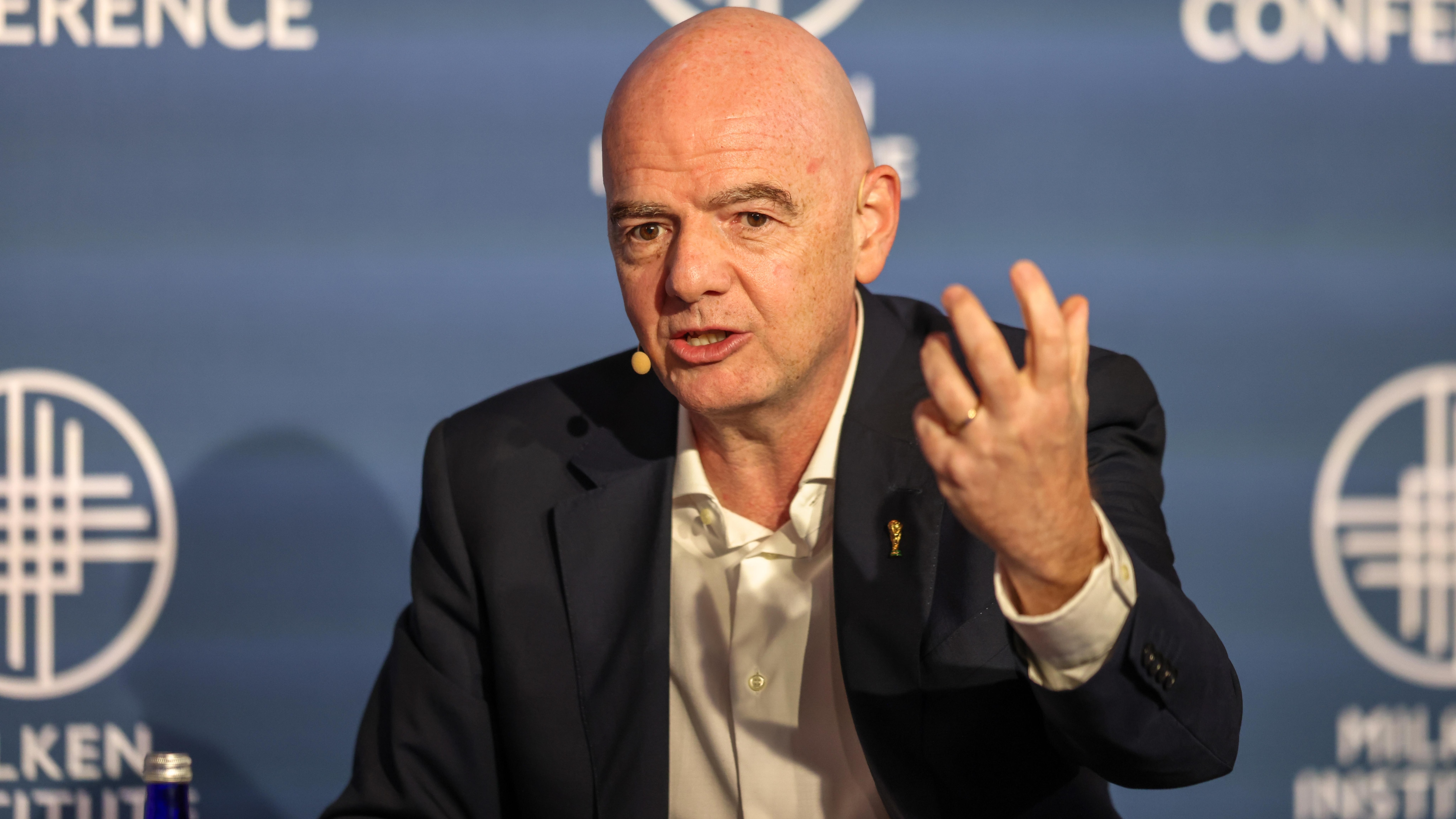 FIFA President Gianni Infantino in Los Angeles