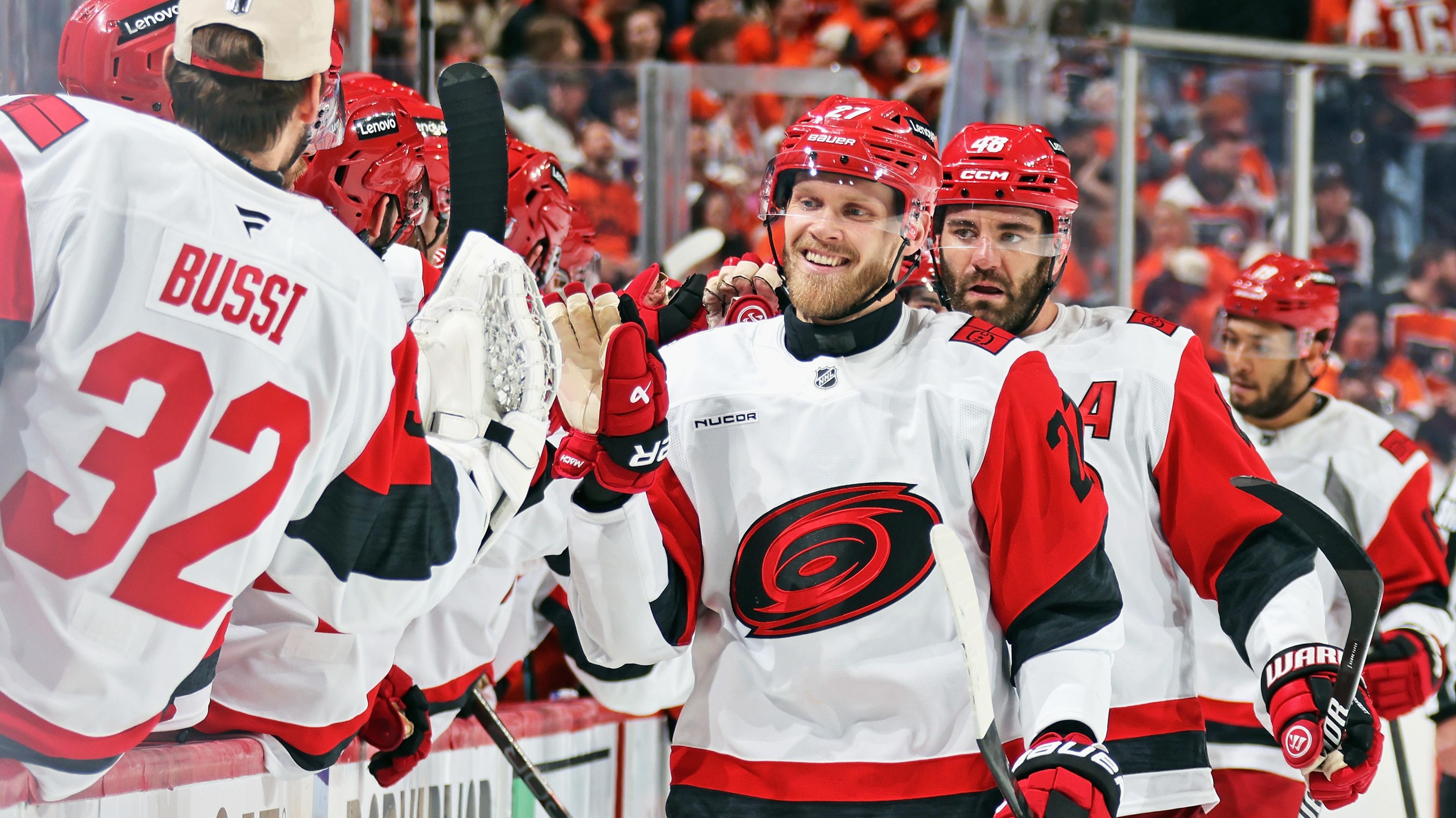 Carolina Hurricanes v Philadelphia Flyers - Game Three Carolina Hurricanes v Philadelphia Flyers - Game Three