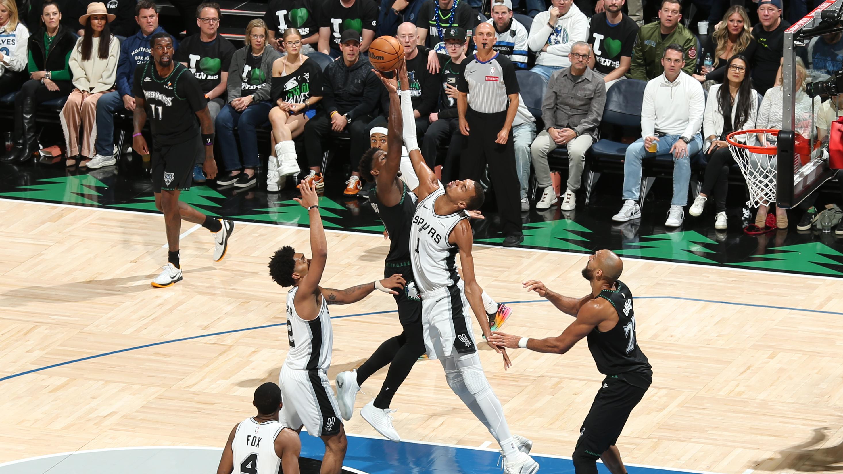 San Antonio Spurs v Minnesota Timberwolves - Game Three