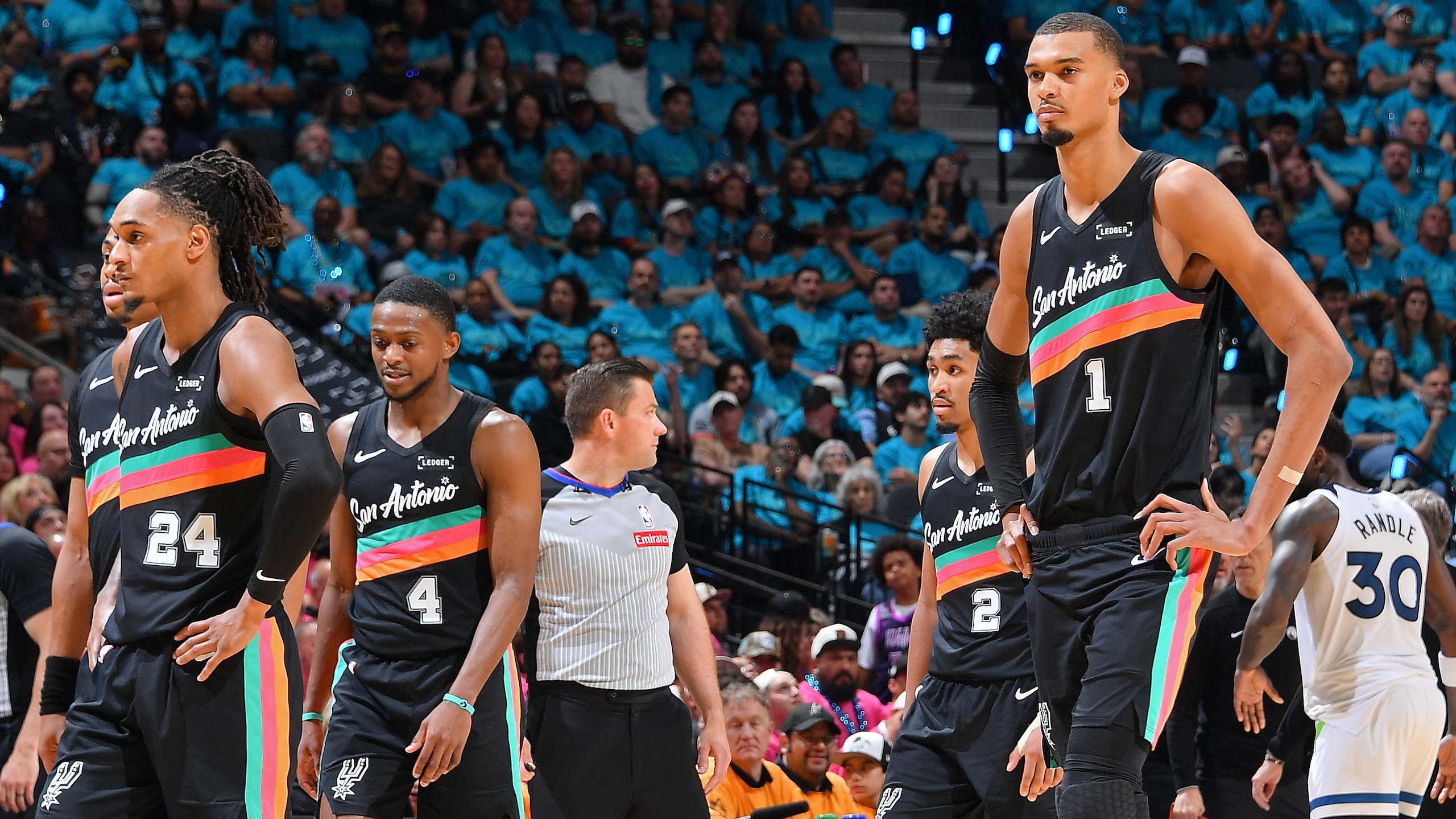Minnesota Timberwolves v San Antonio Spurs - Game One Minnesota Timberwolves v San Antonio Spurs - Game One