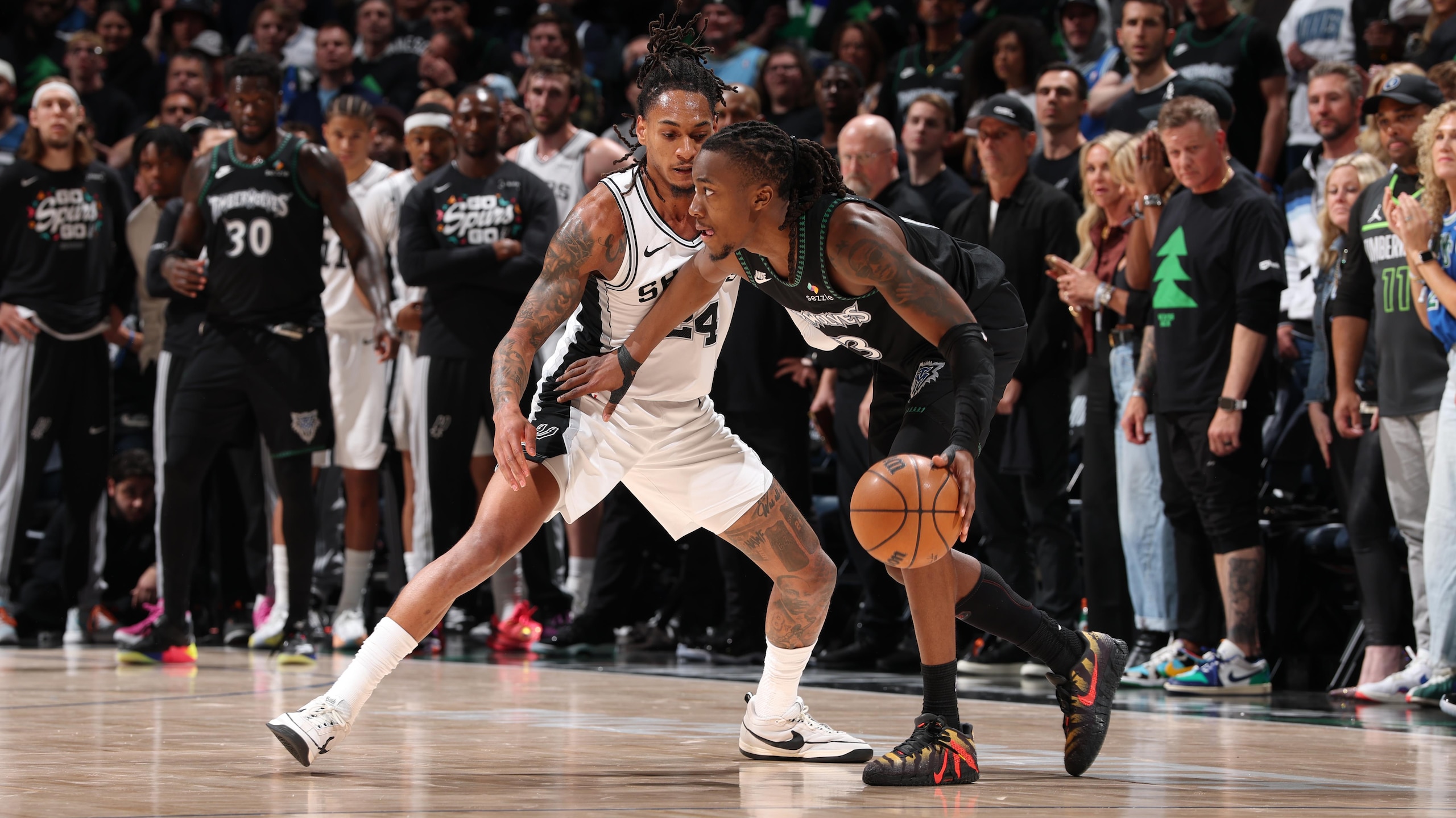 San Antonio Spurs v Minnesota TImberwolves - Game Four