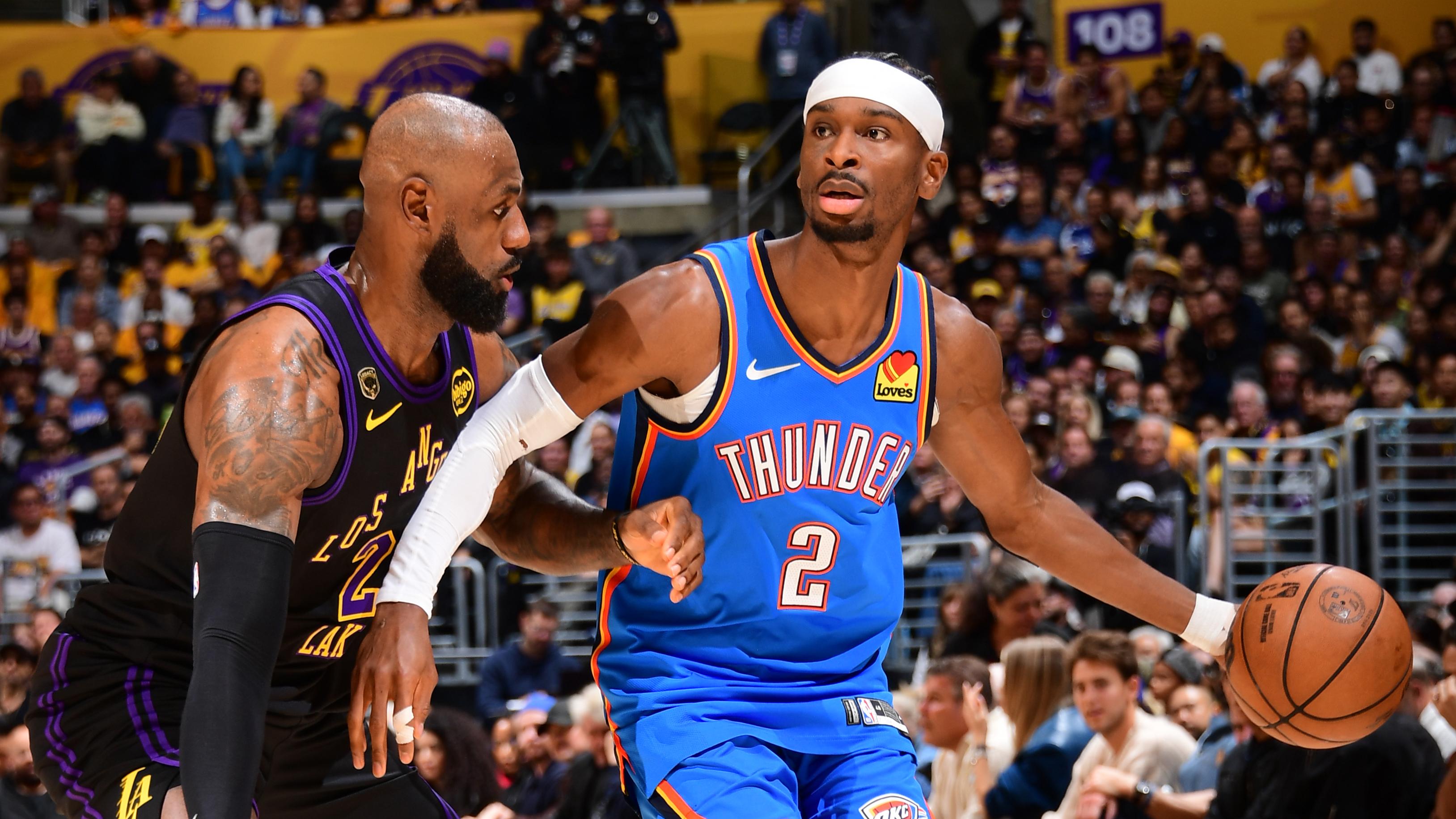 Oklahoma City Thunder v Los Angeles Lakers - Game Four Oklahoma City Thunder v Los Angeles Lakers - Game Four