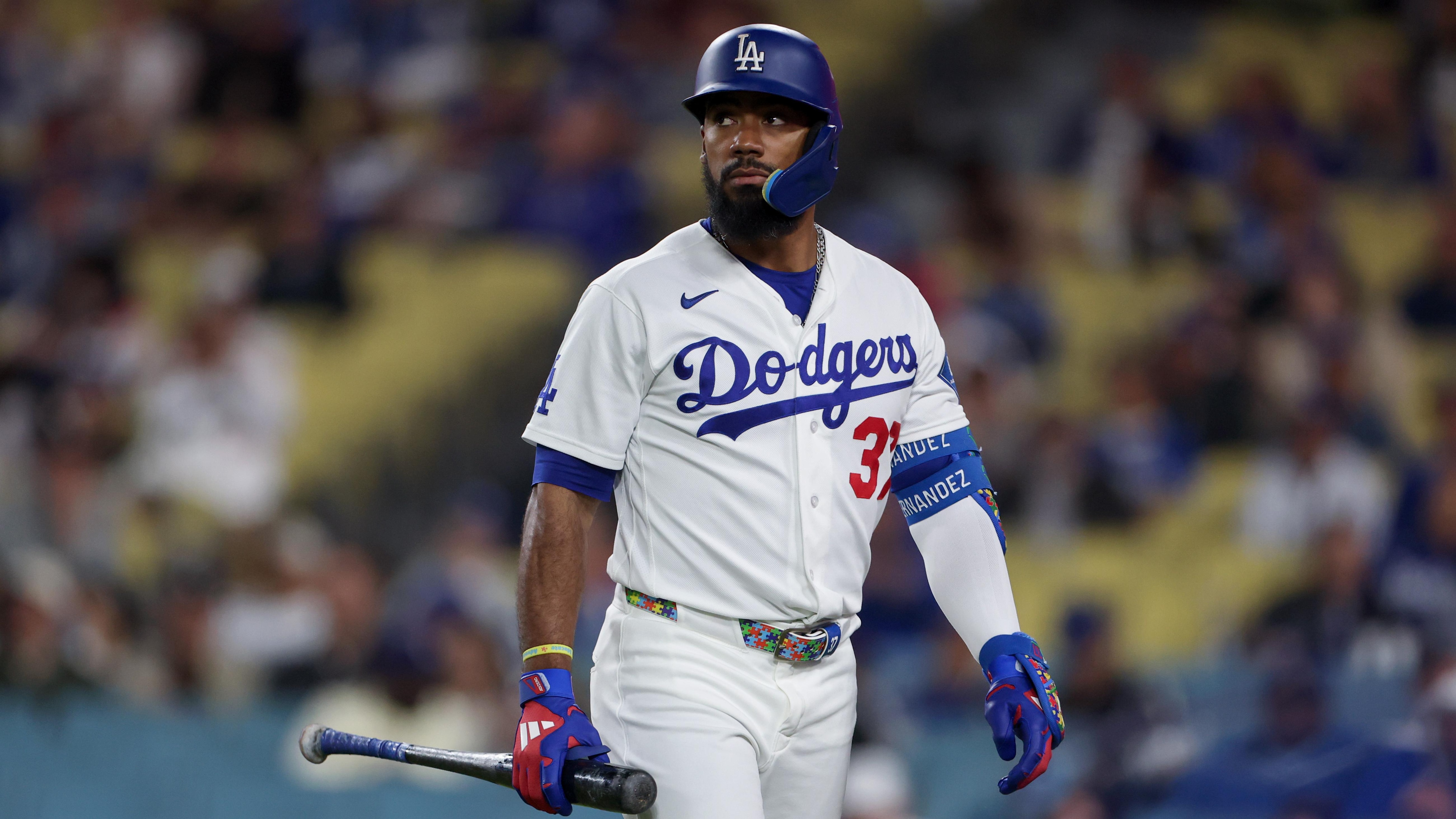 Los Angeles Dodgers San Francisco Giants Play MLB Game in Los Angeles