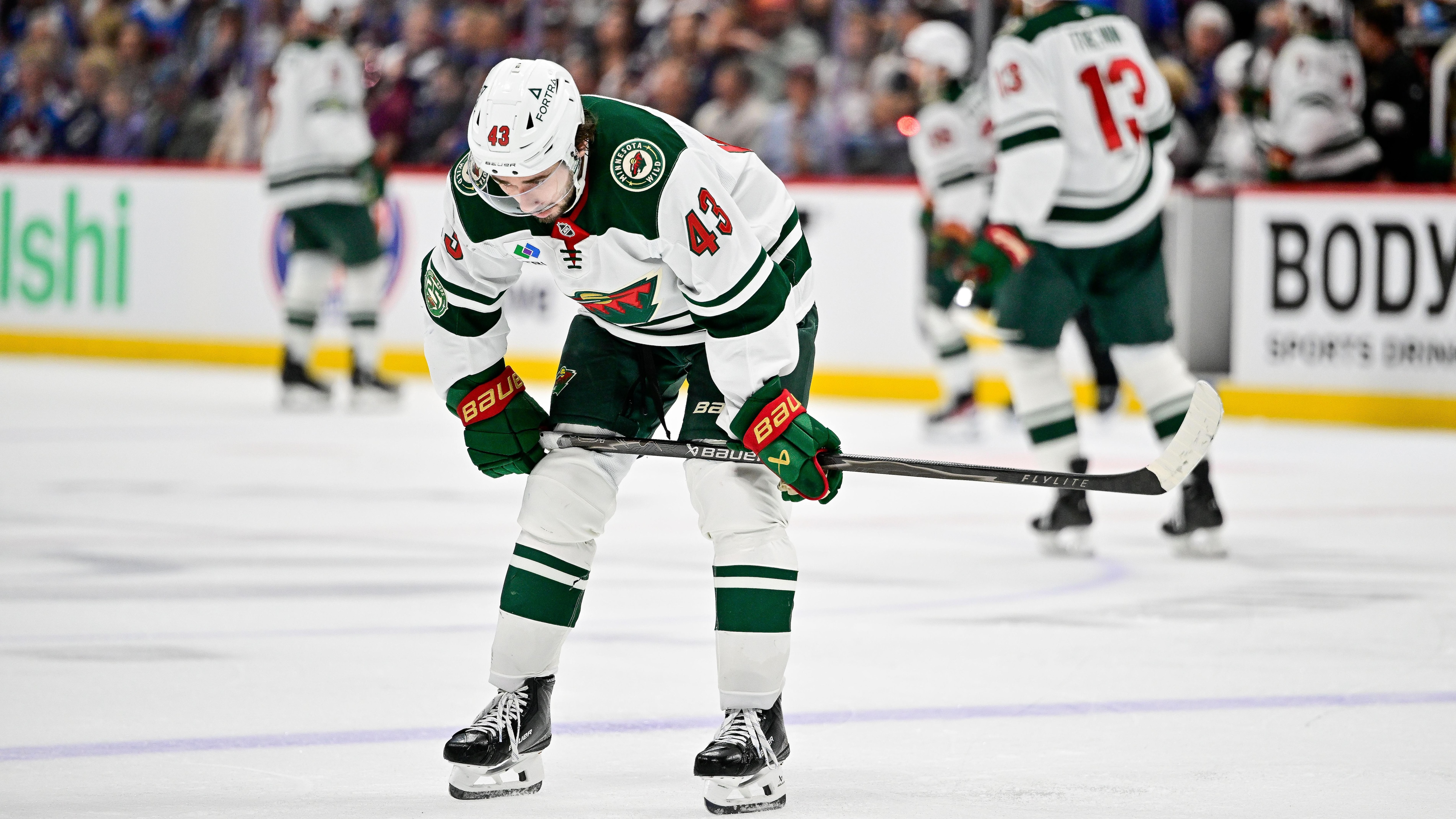 NHL: MAY 13 Playoffs Second Round Wild at Avalanche NHL: MAY 13 Playoffs Second Round Wild at Avalanche