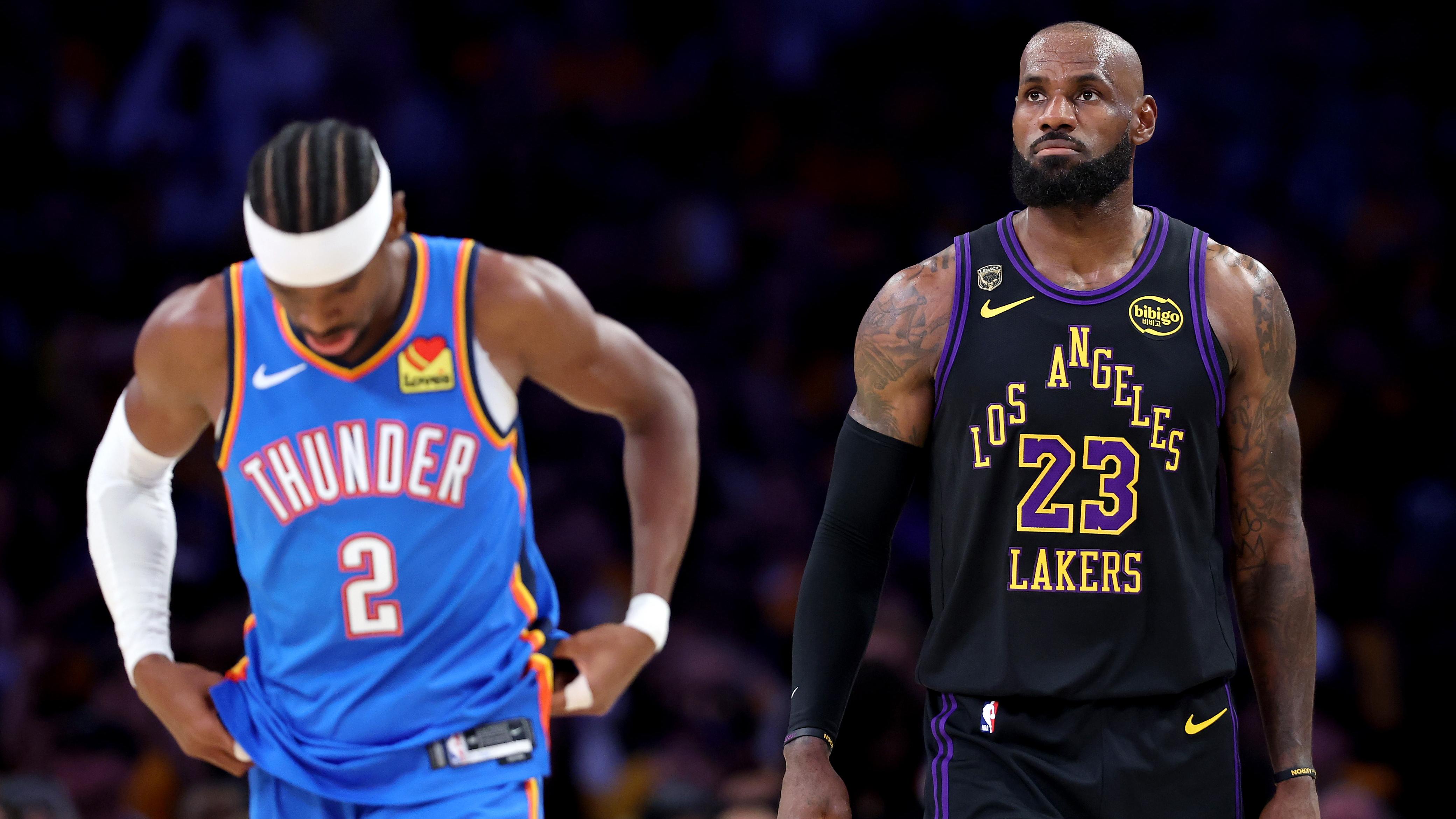 Oklahoma City Thunder v Los Angeles Lakers - Game Four