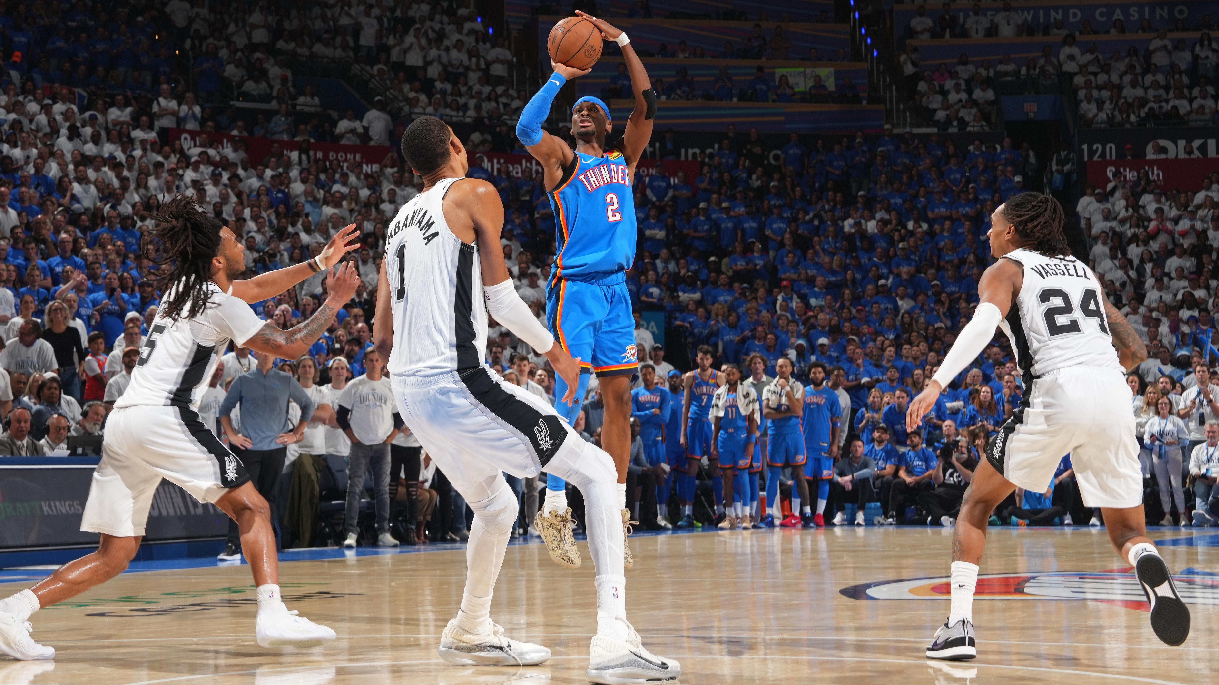 San Antonio Spurs v Oklahoma City Thunder - Game Two