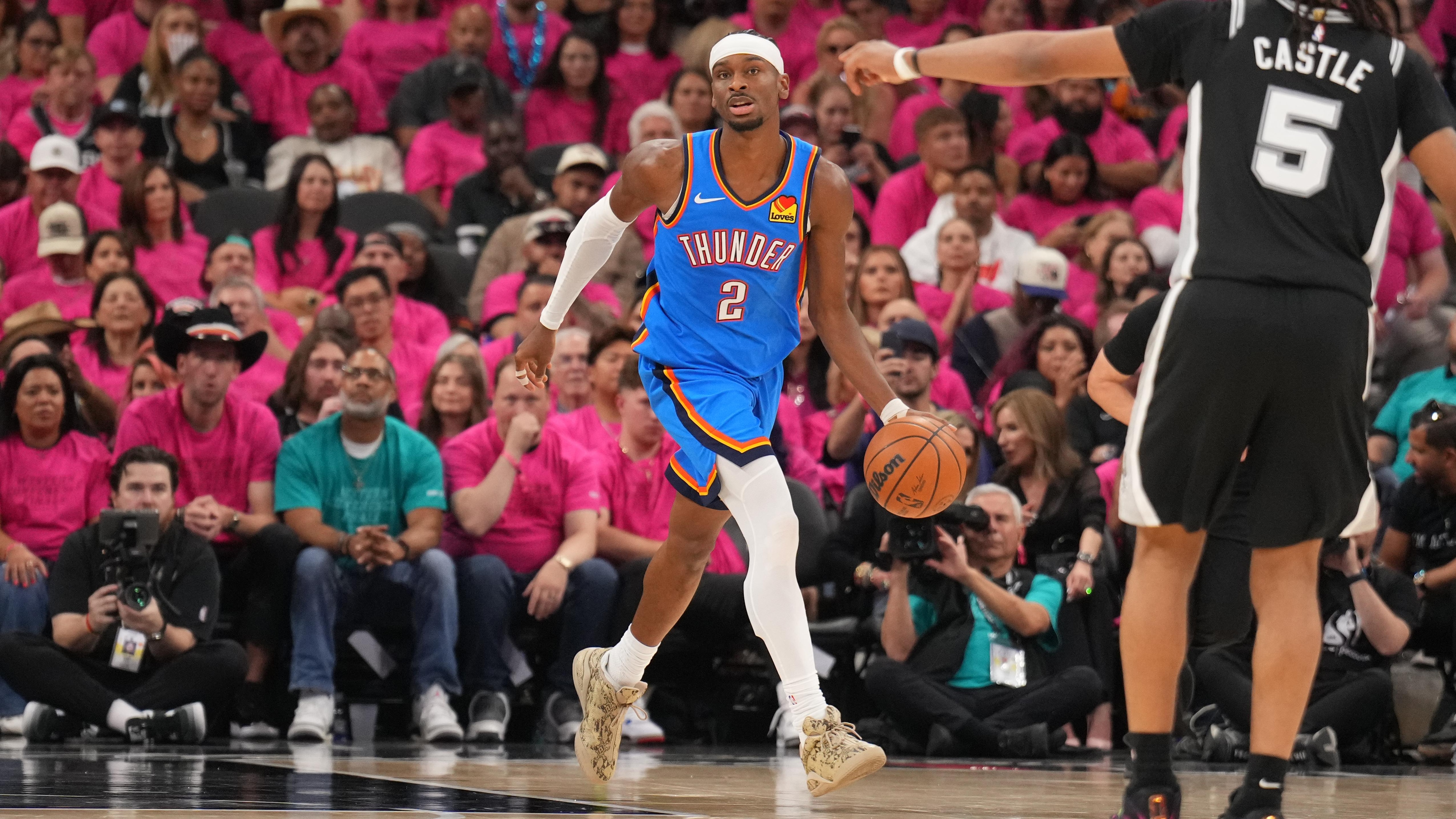 Oklahoma City Thunder v San Antonio Spurs - Game Three