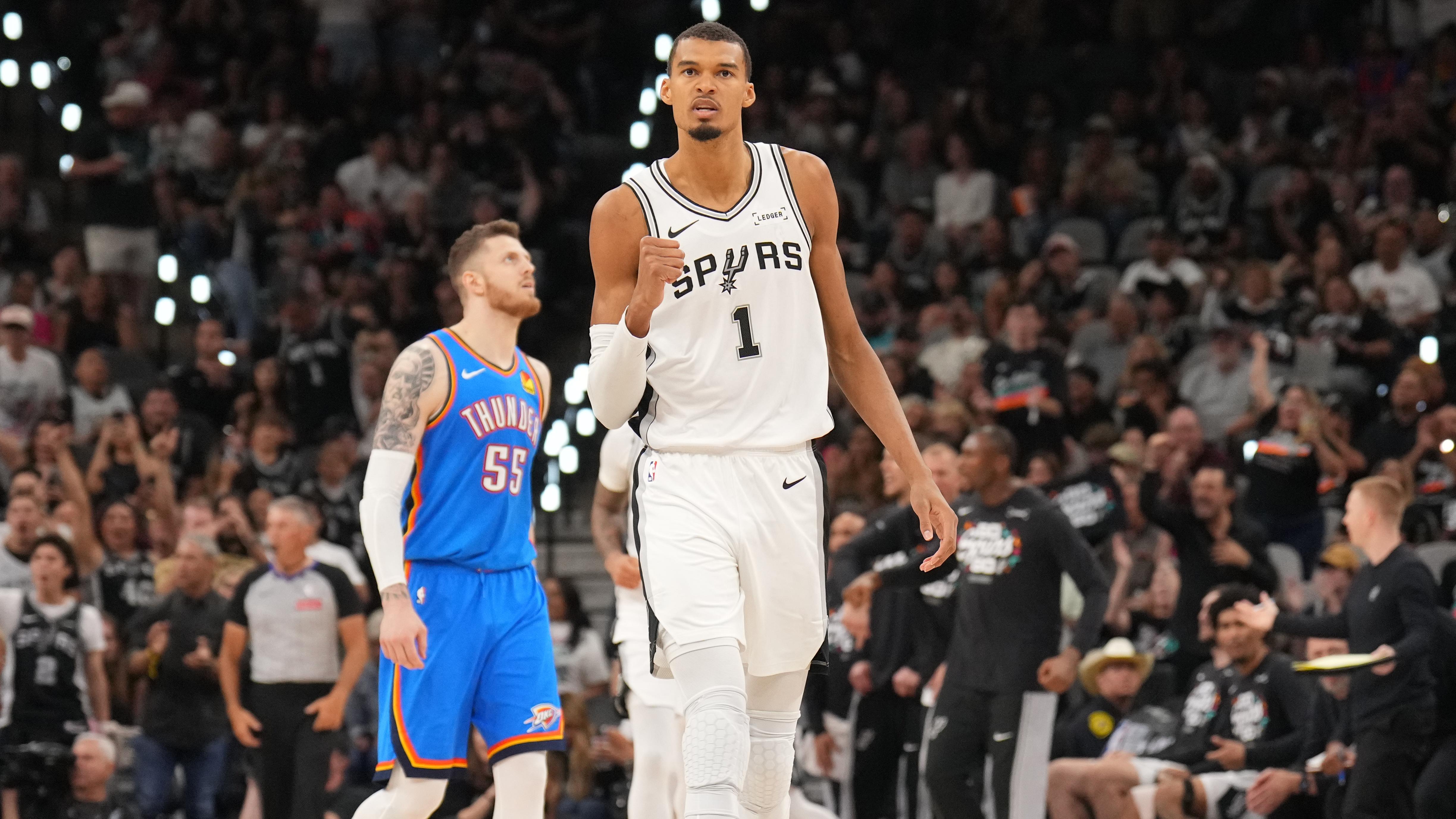Oklahoma City Thunder v San Antonio Spurs - Game Four Oklahoma City Thunder v San Antonio Spurs - Game Four