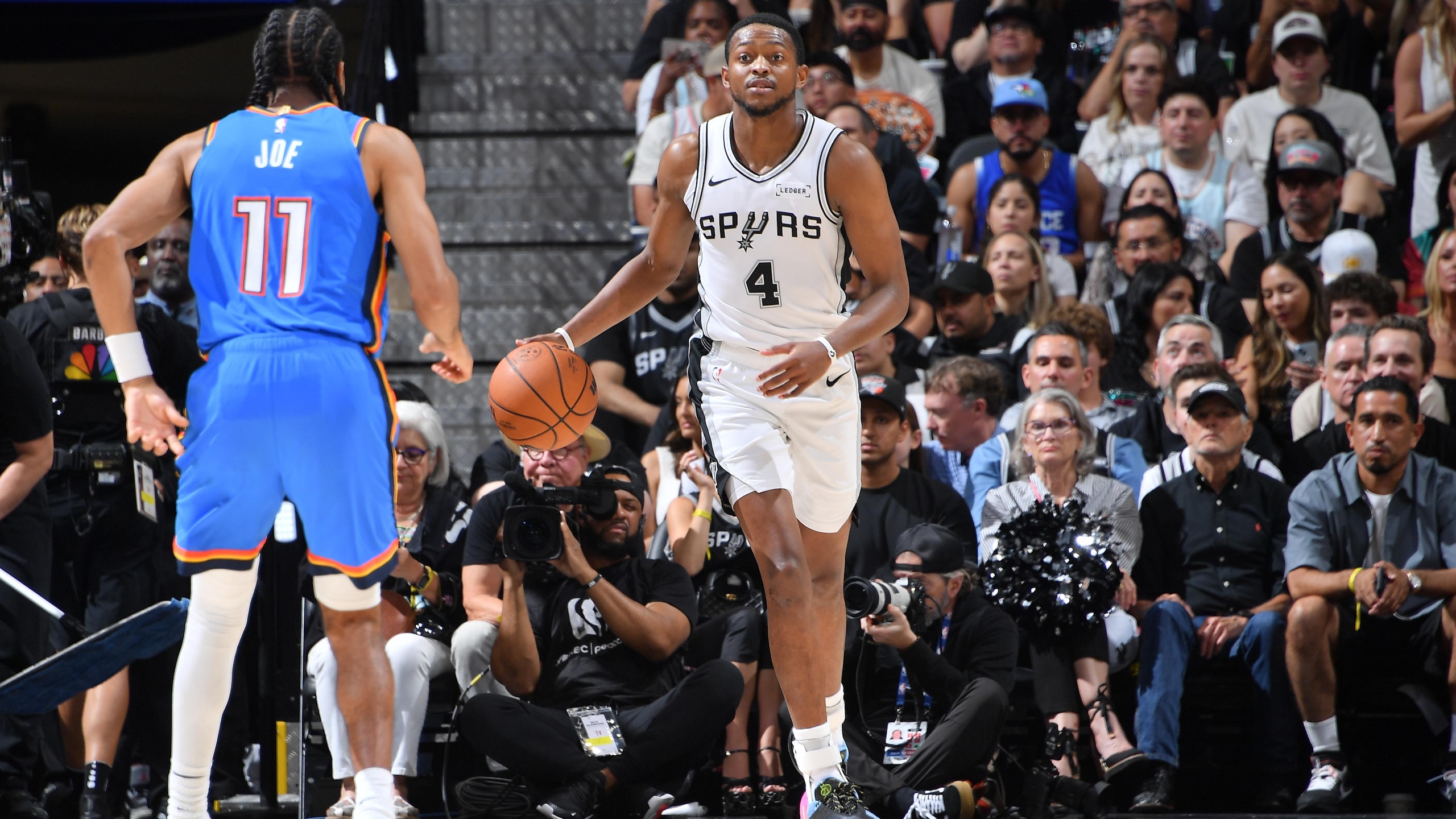 Oklahoma City Thunder v San Antonio Spurs - Game Four Oklahoma City Thunder v San Antonio Spurs - Game Four