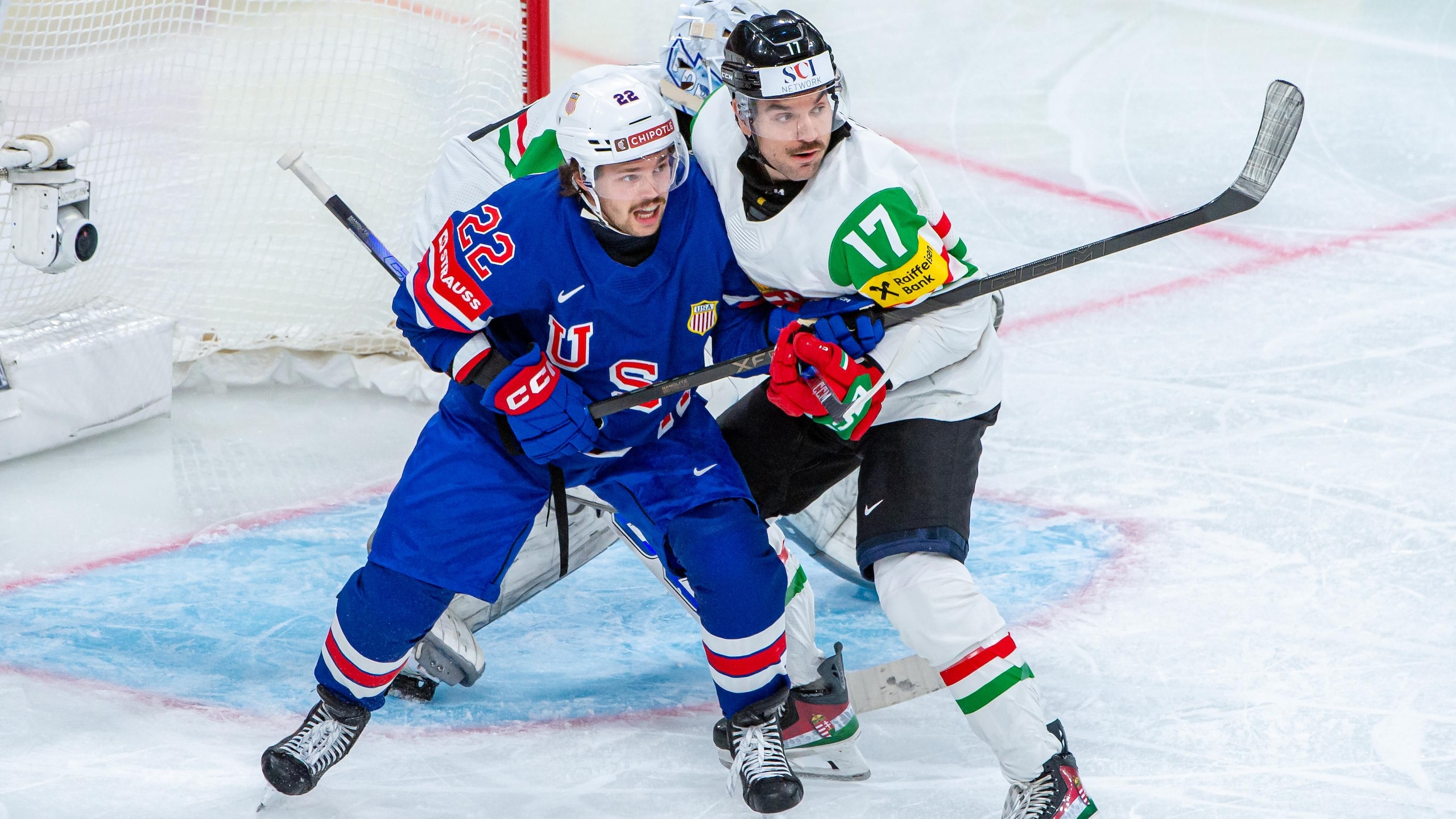 USA v Hungary - 2026 IIHF Ice Hockey World Championship Switzerland USA v Hungary - 2026 IIHF Ice Hockey World Championship Switzerland
