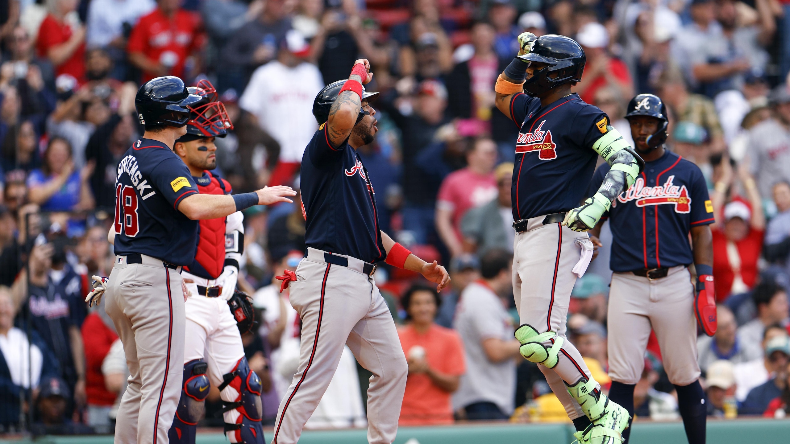 Red Sox' depleted bullpen can't keep Braves' bats in check Red Sox' depleted bullpen can't keep Braves' bats in check